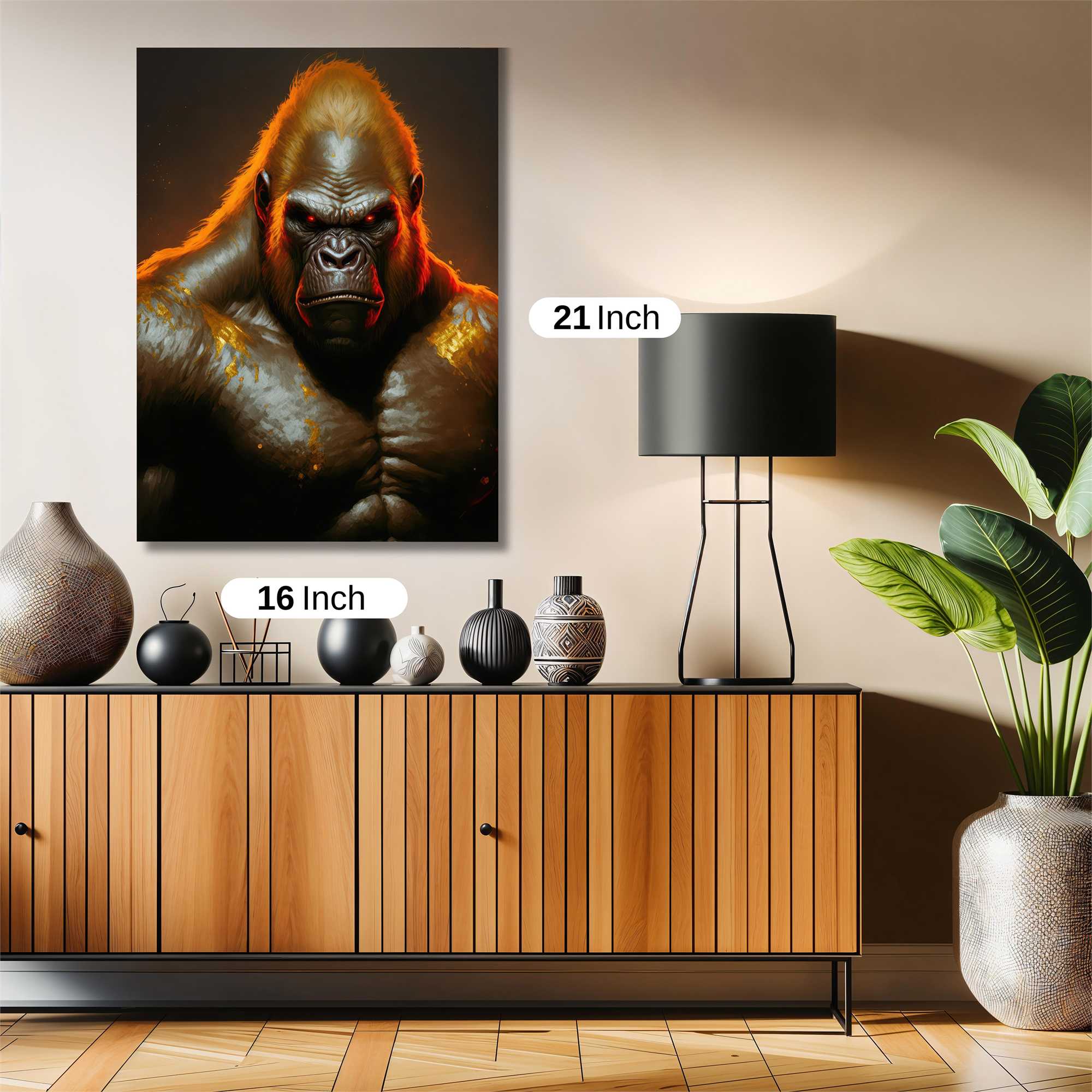 Gorilla Fury Safe Wall Magnetic / M