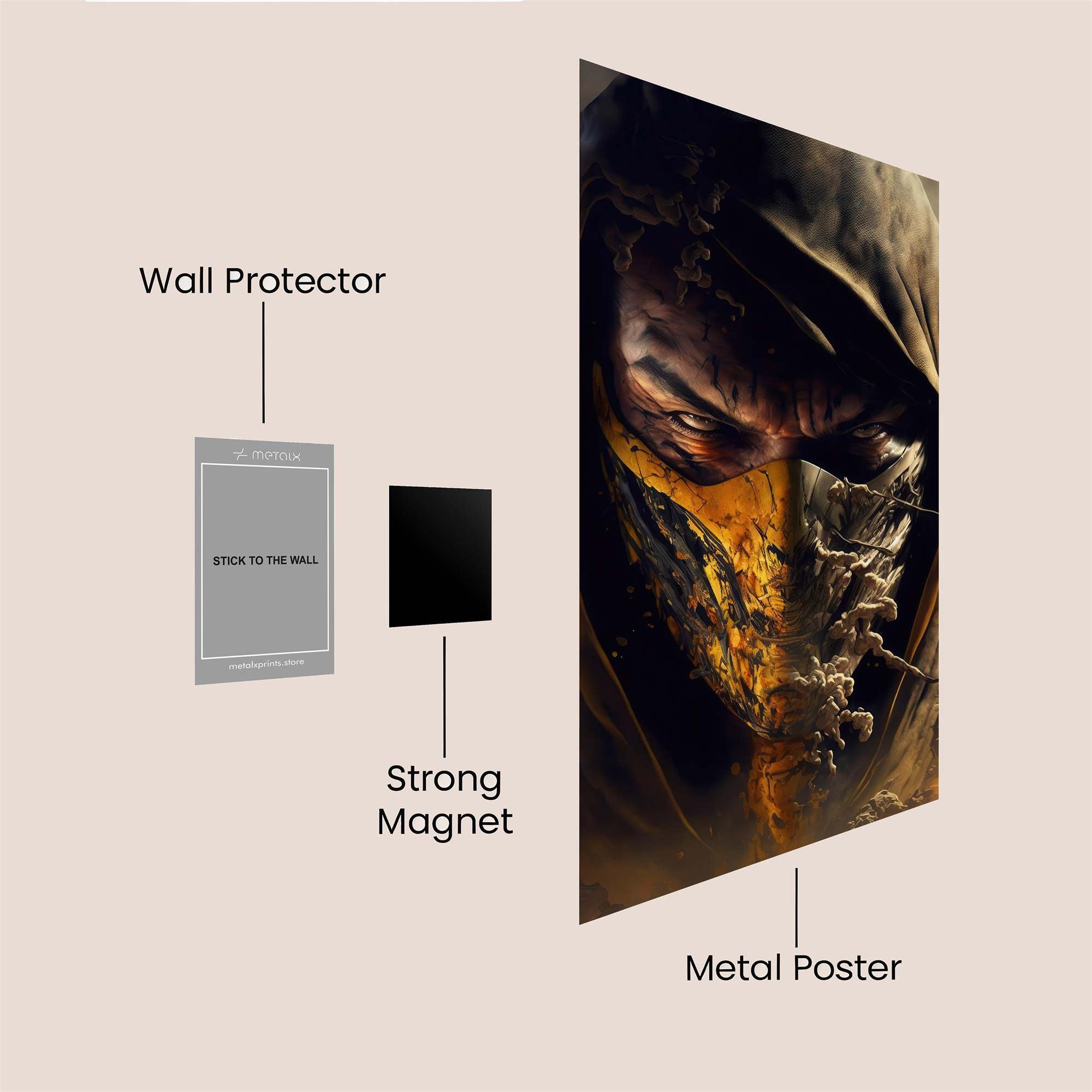 Scorpion Fury Safe Wall Magnetic / M