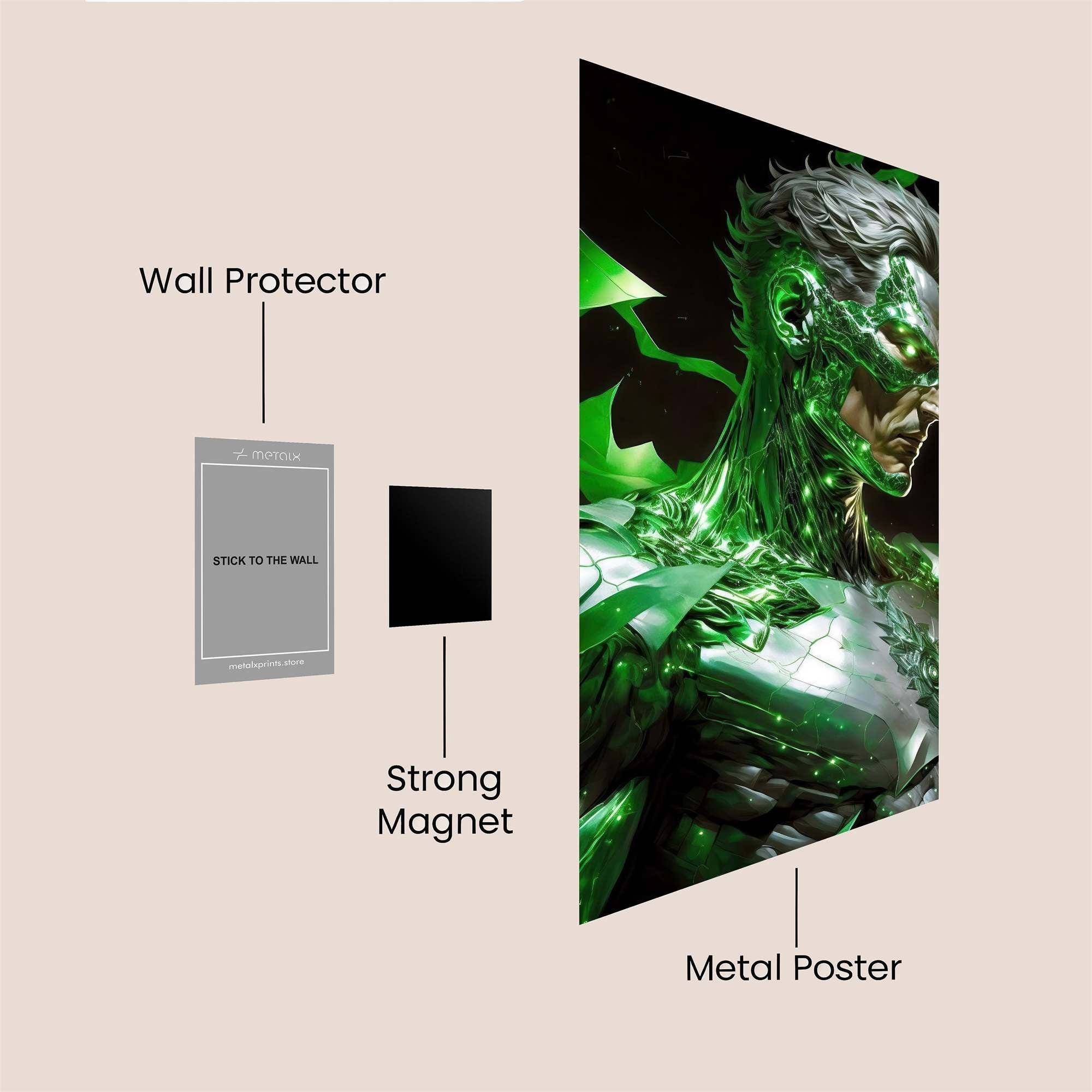 Emerald Sentinel Safe Wall Magnetic / M