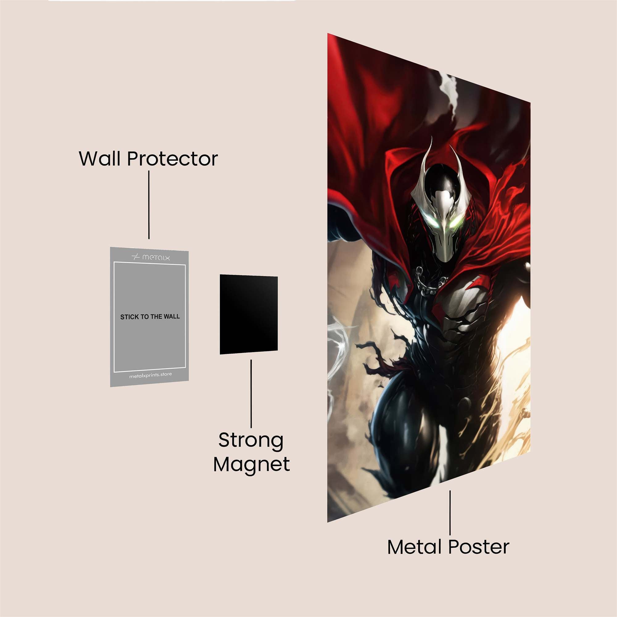 Spawn Fury Safe Wall Magnetic / M