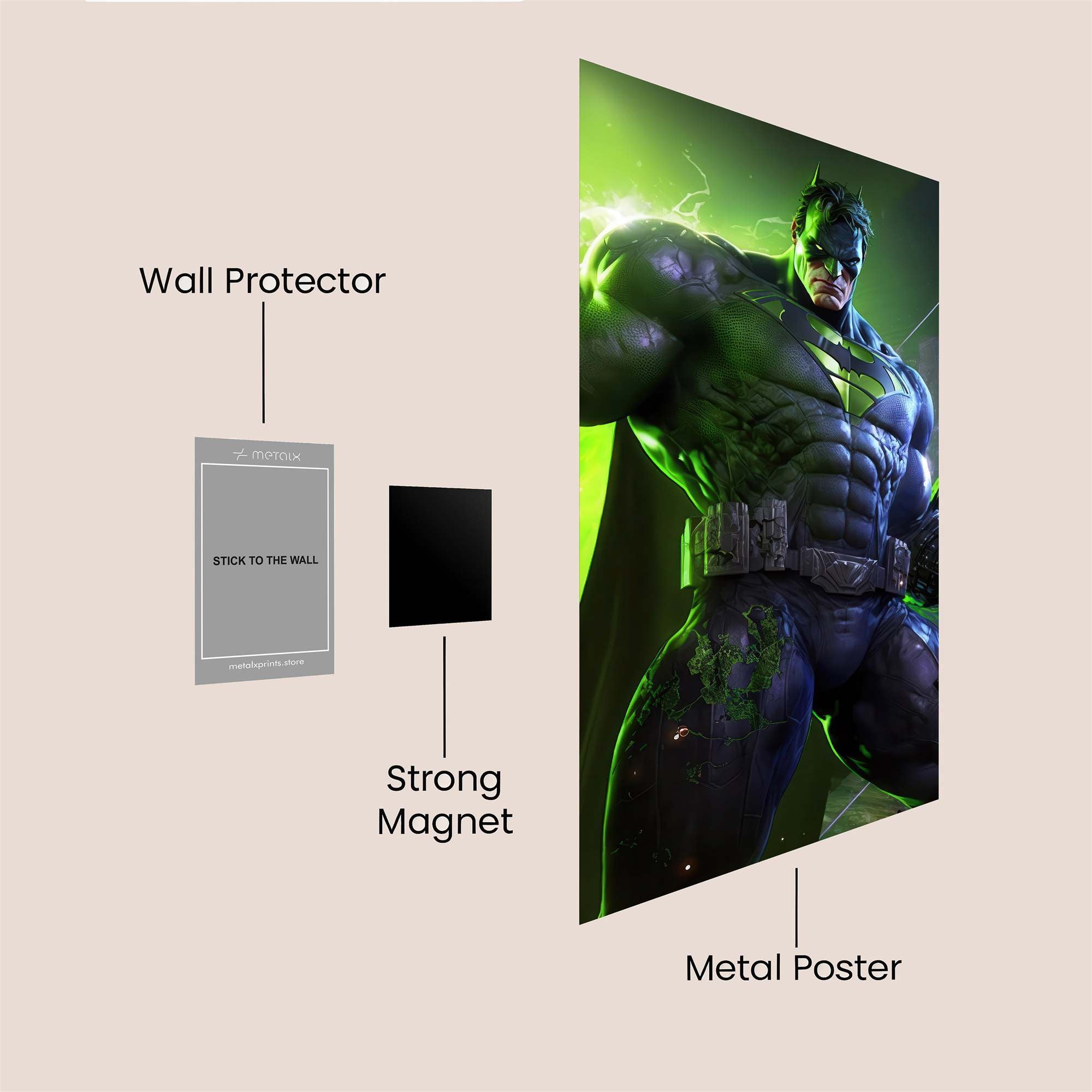Hulking Vigilance Safe Wall Magnetic / M