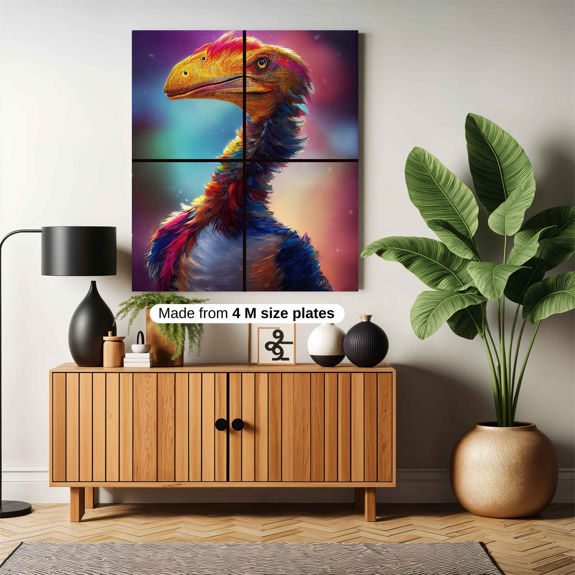 Dinosaur Radiance Safe Wall Magnetic / M