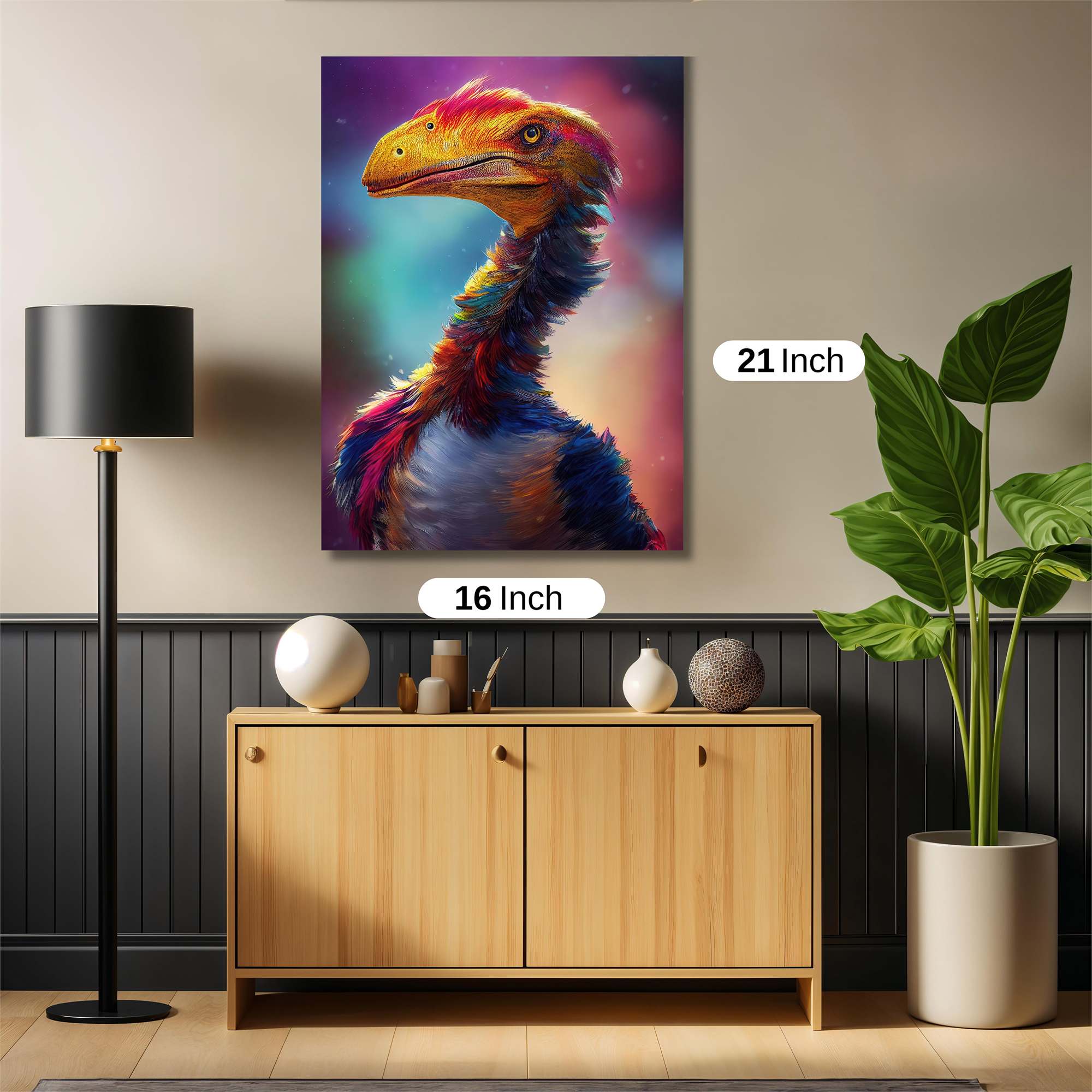 Dinosaur Radiance Safe Wall Magnetic / M