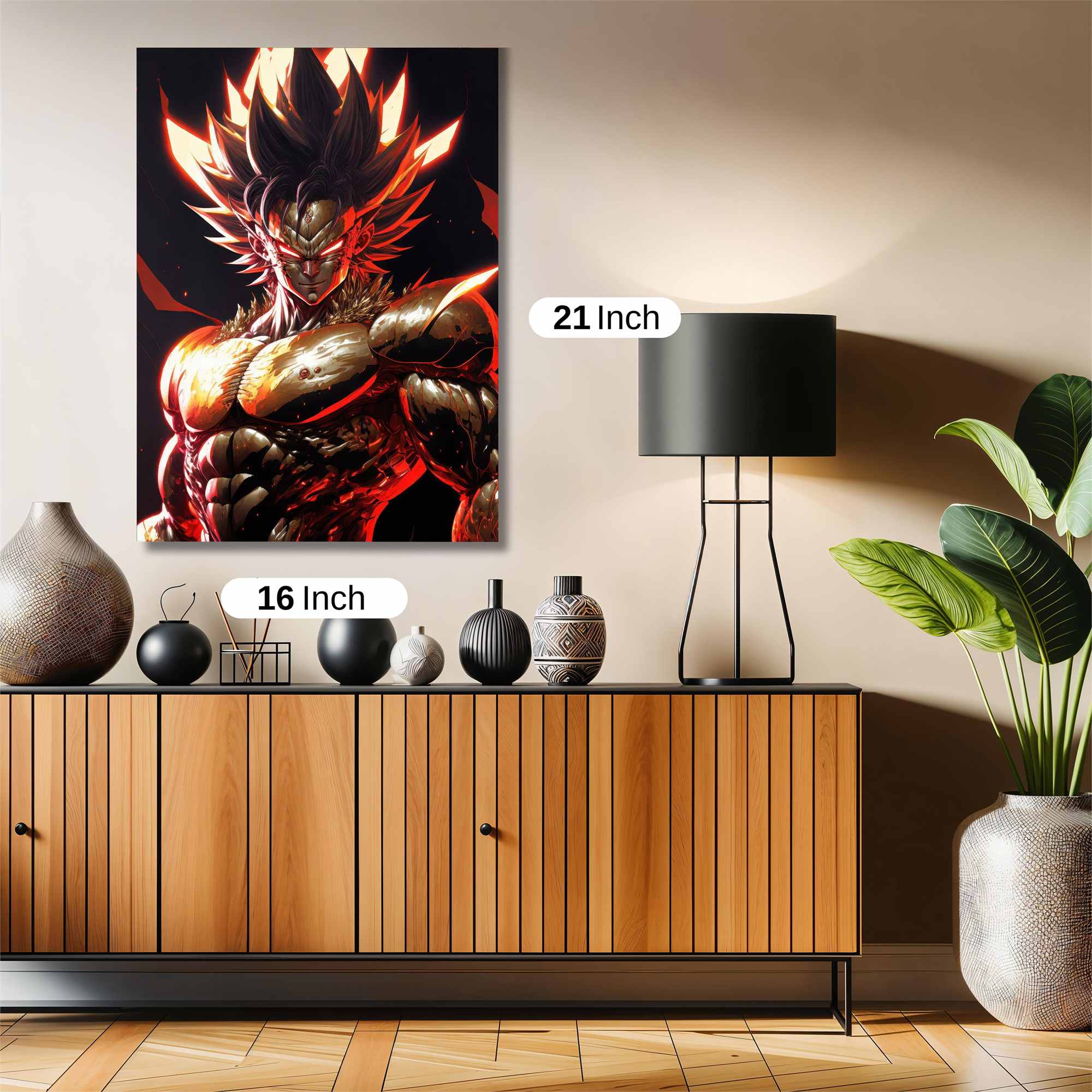 Saiyan Inferno Safe Wall Magnetic / M