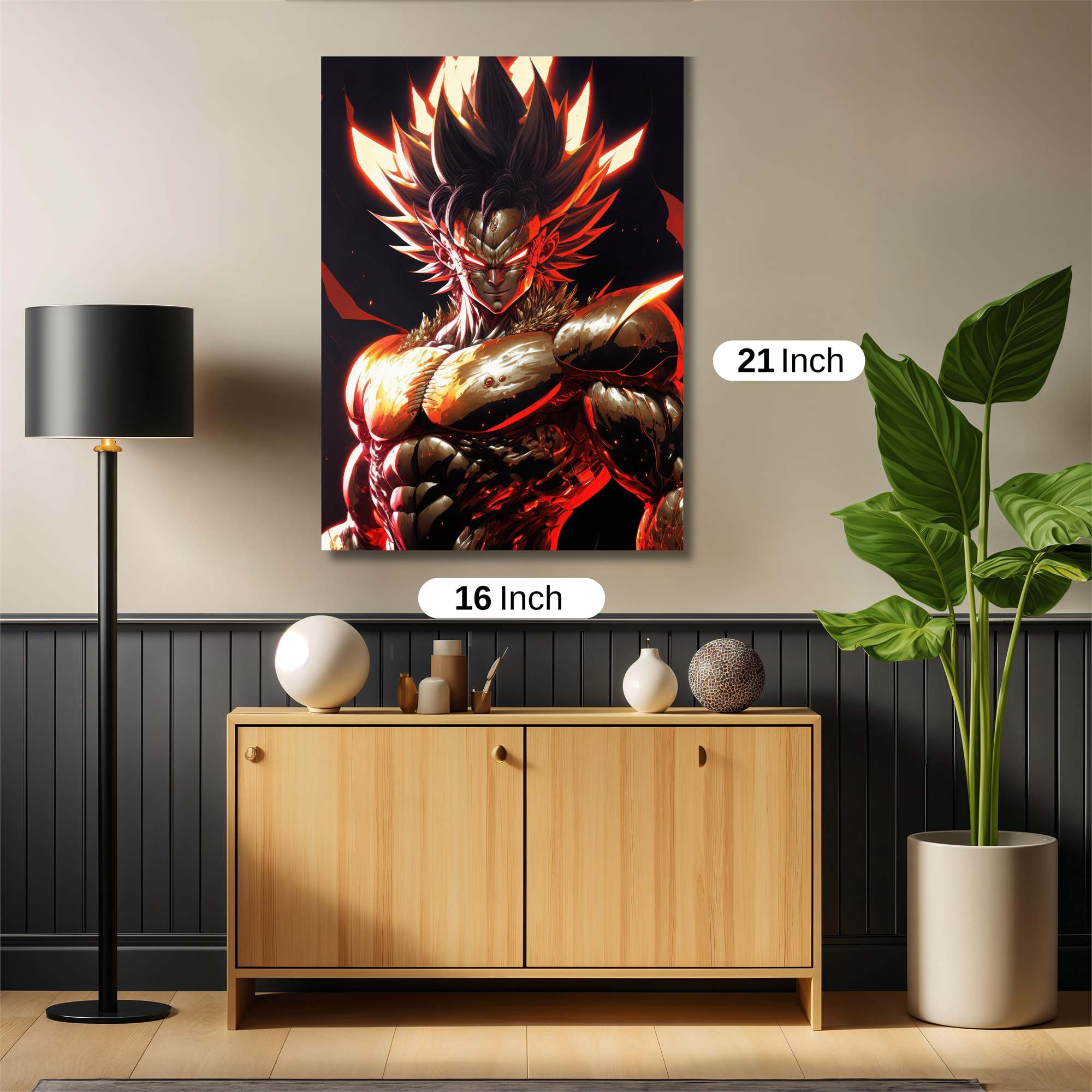 Saiyan Inferno Safe Wall Magnetic / M