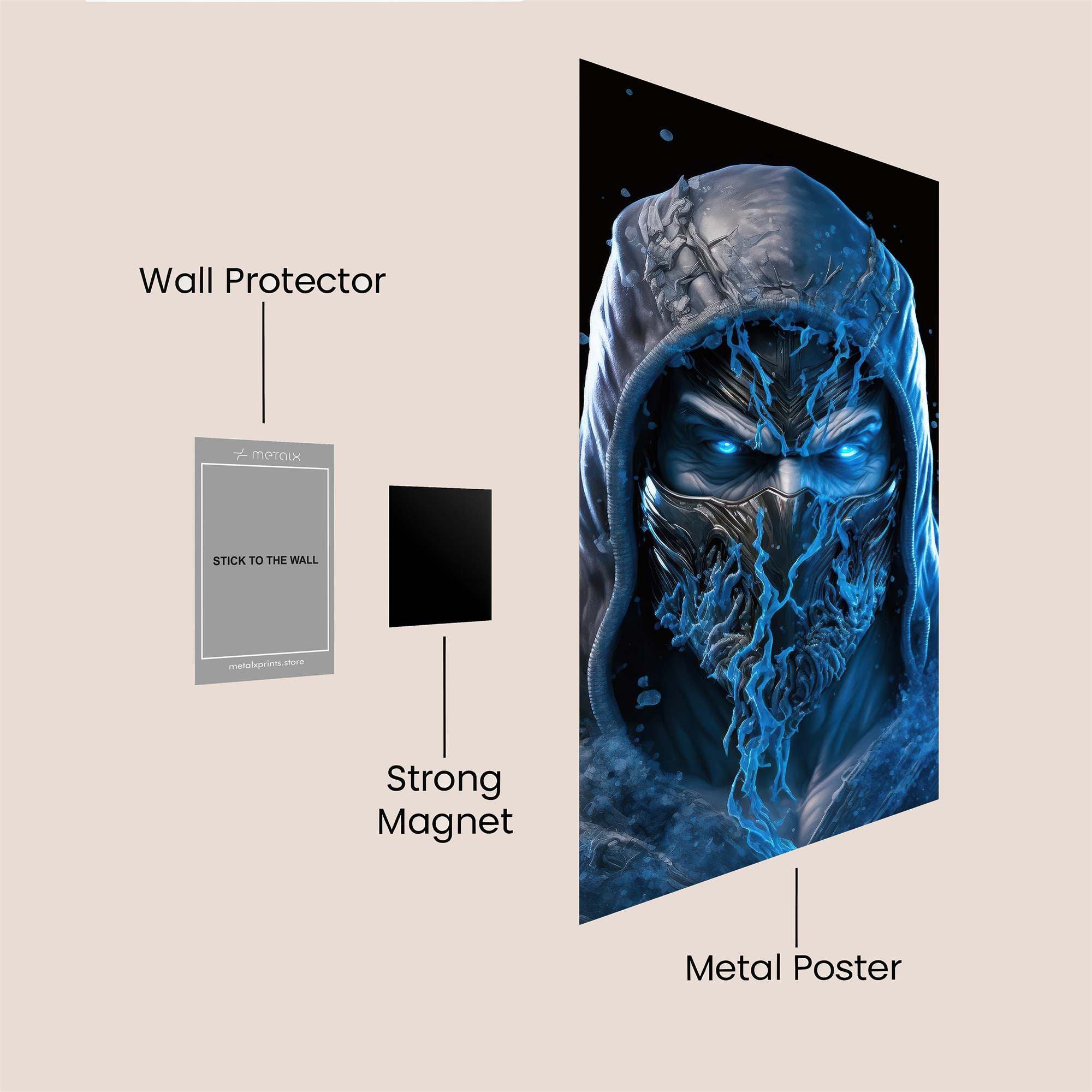Sub-Zero Frostfire Safe Wall Magnetic / M