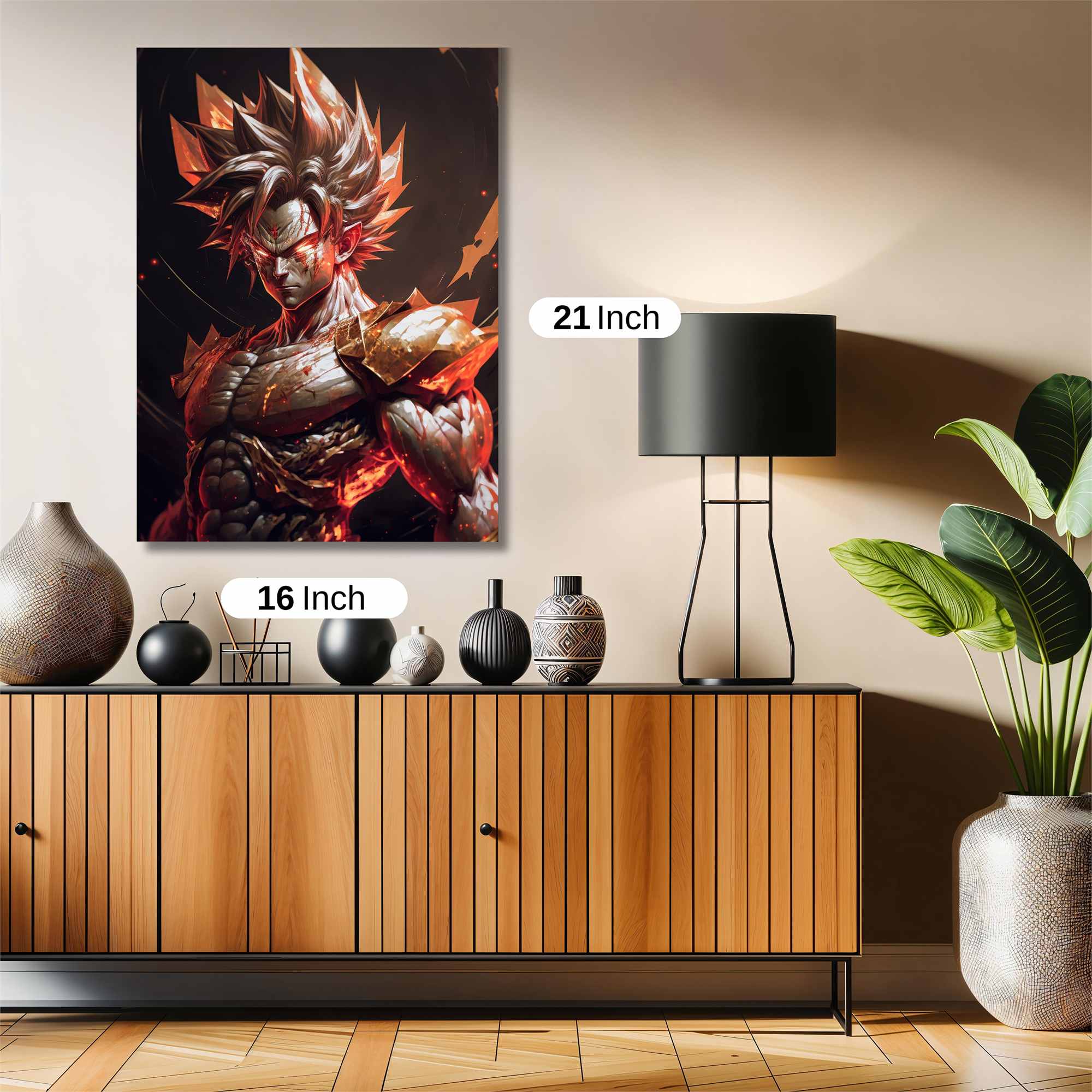 Saiyan Inferno Safe Wall Magnetic / M