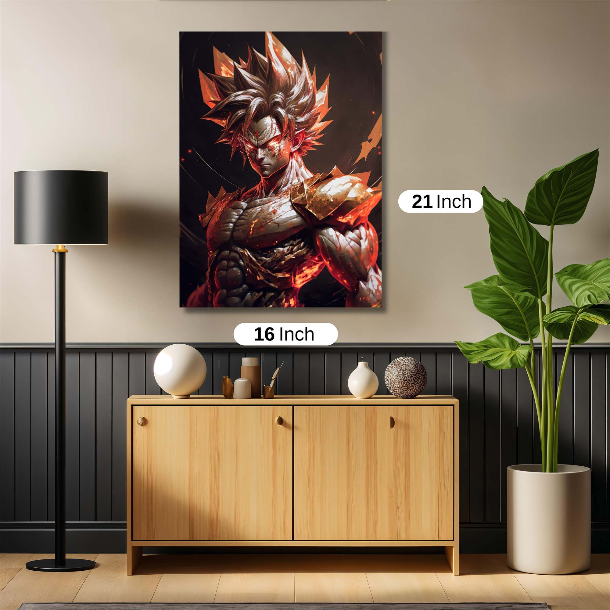 Saiyan Inferno Safe Wall Magnetic / M