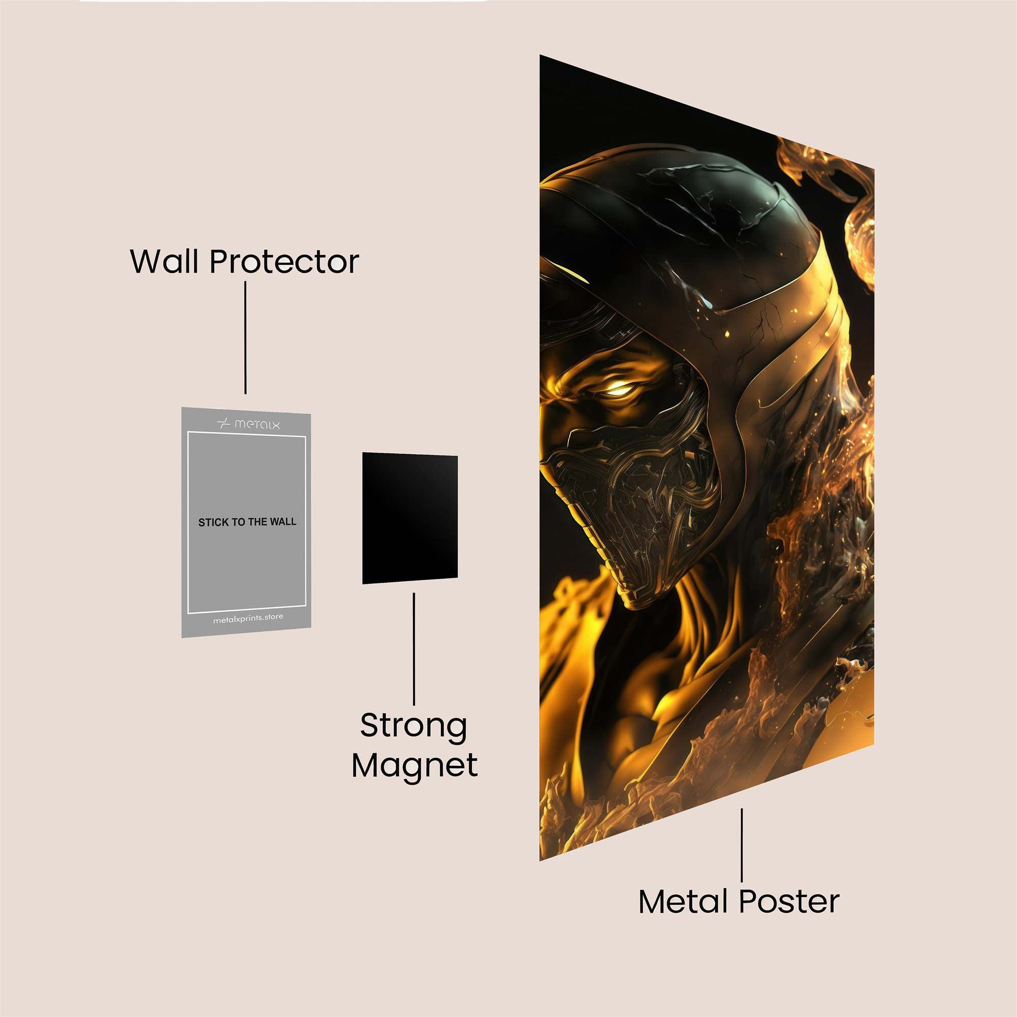 Scorpion Blaze Safe Wall Magnetic / M