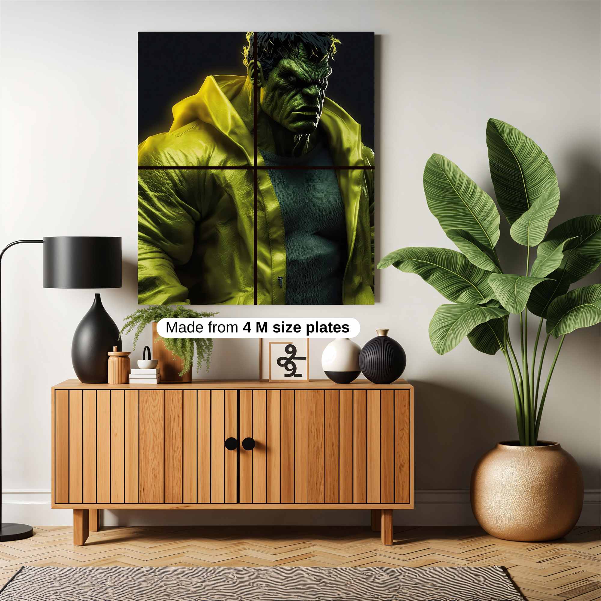 Hulk Glowstorm Safe Wall Magnetic / M