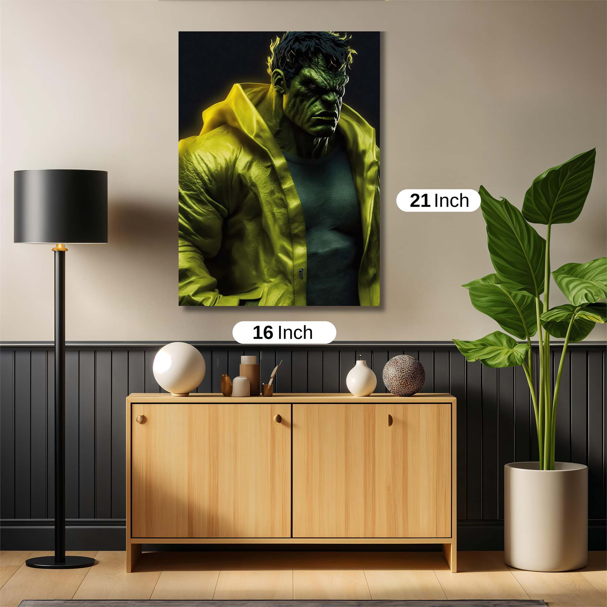 Hulk Glowstorm Safe Wall Magnetic / M