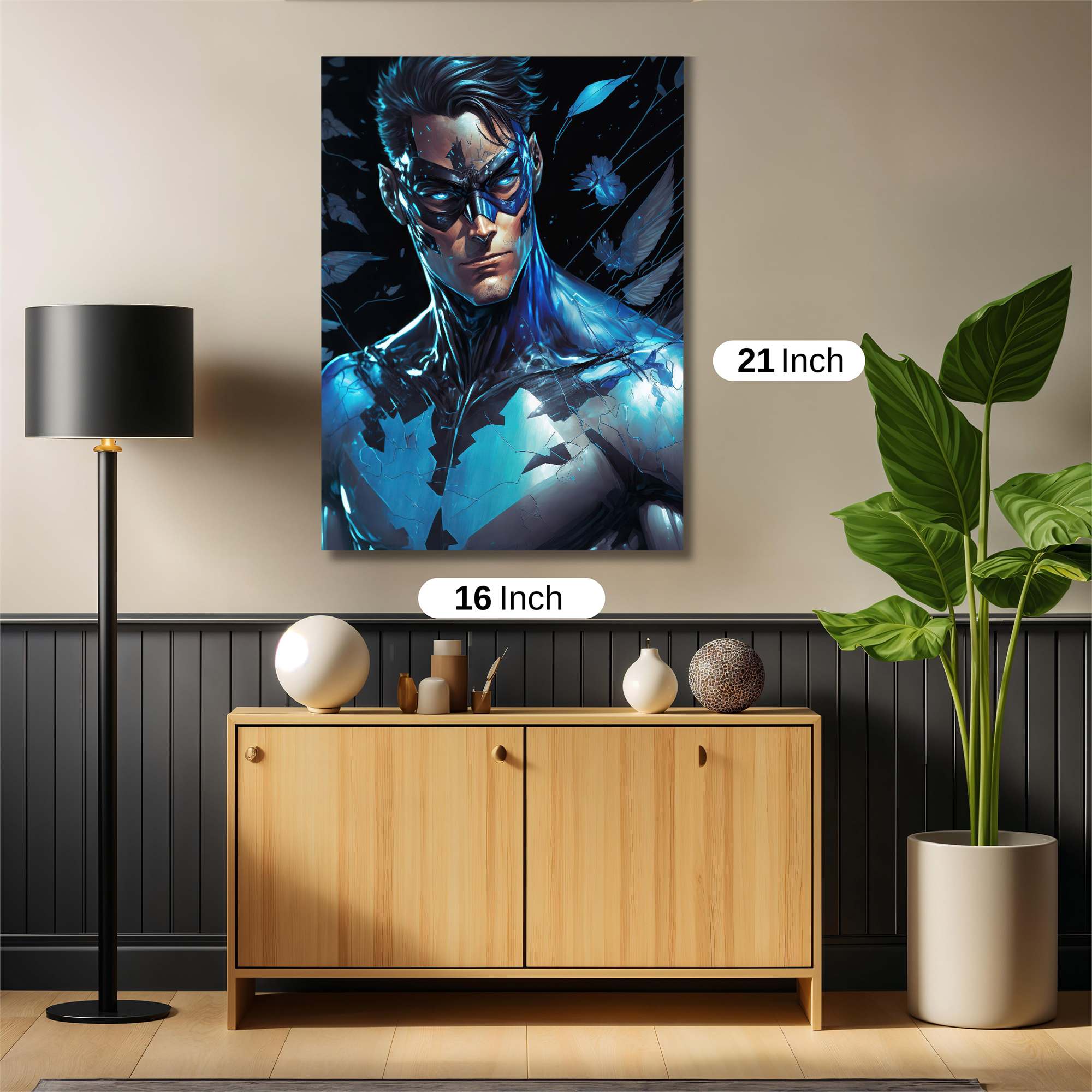 Nightwing Vivid Safe Wall Magnetic / M