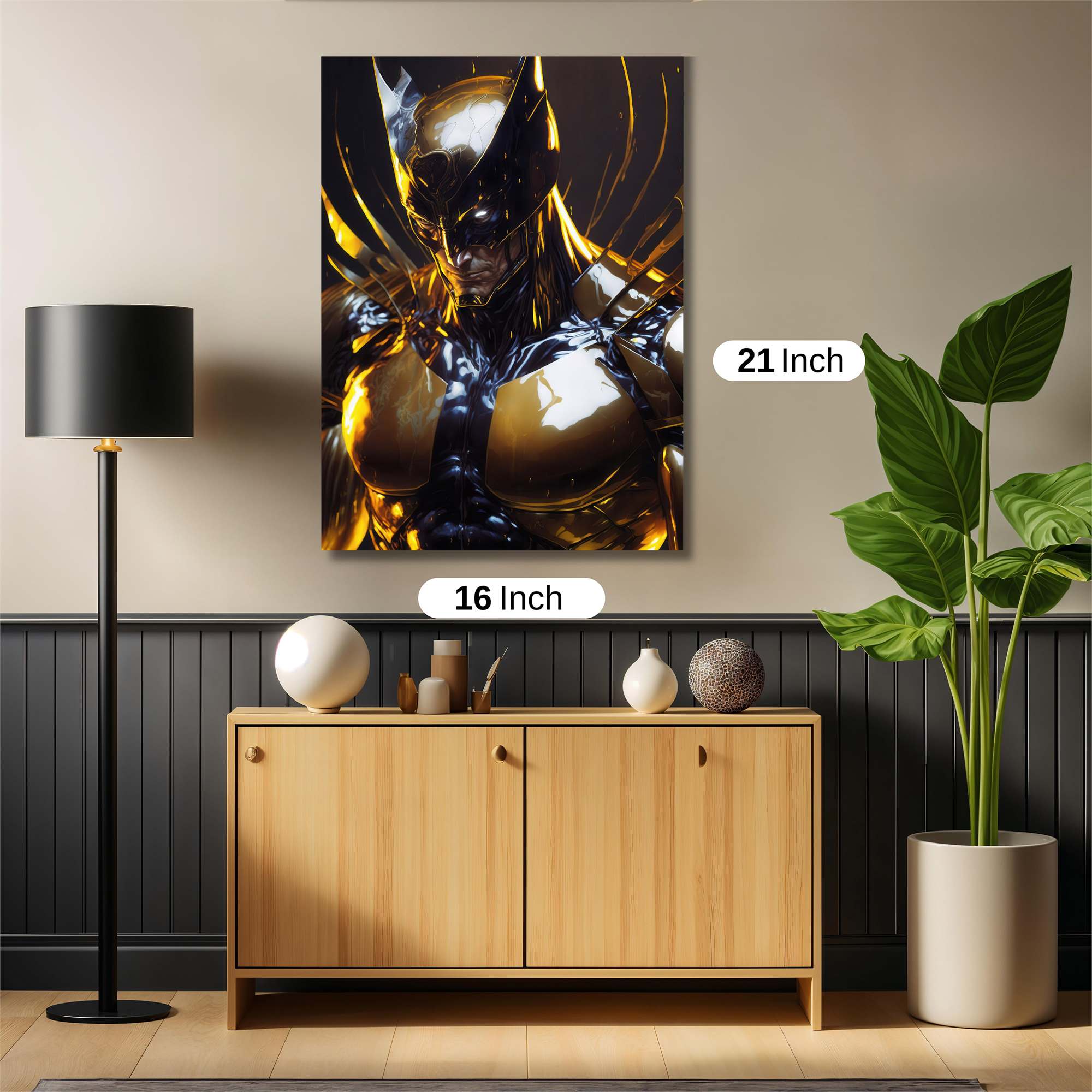 Metallic Fury Safe Wall Magnetic / M