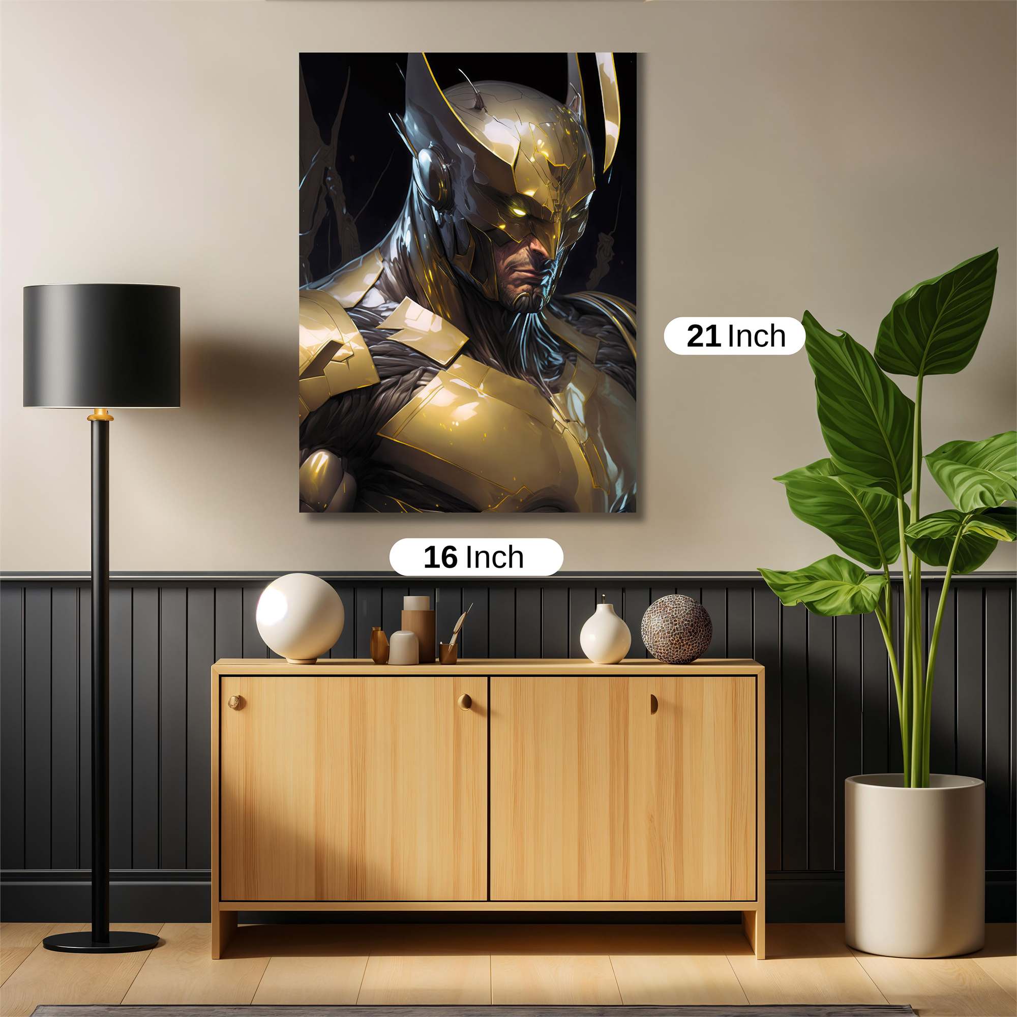 Golden Vigilance Safe Wall Magnetic / M