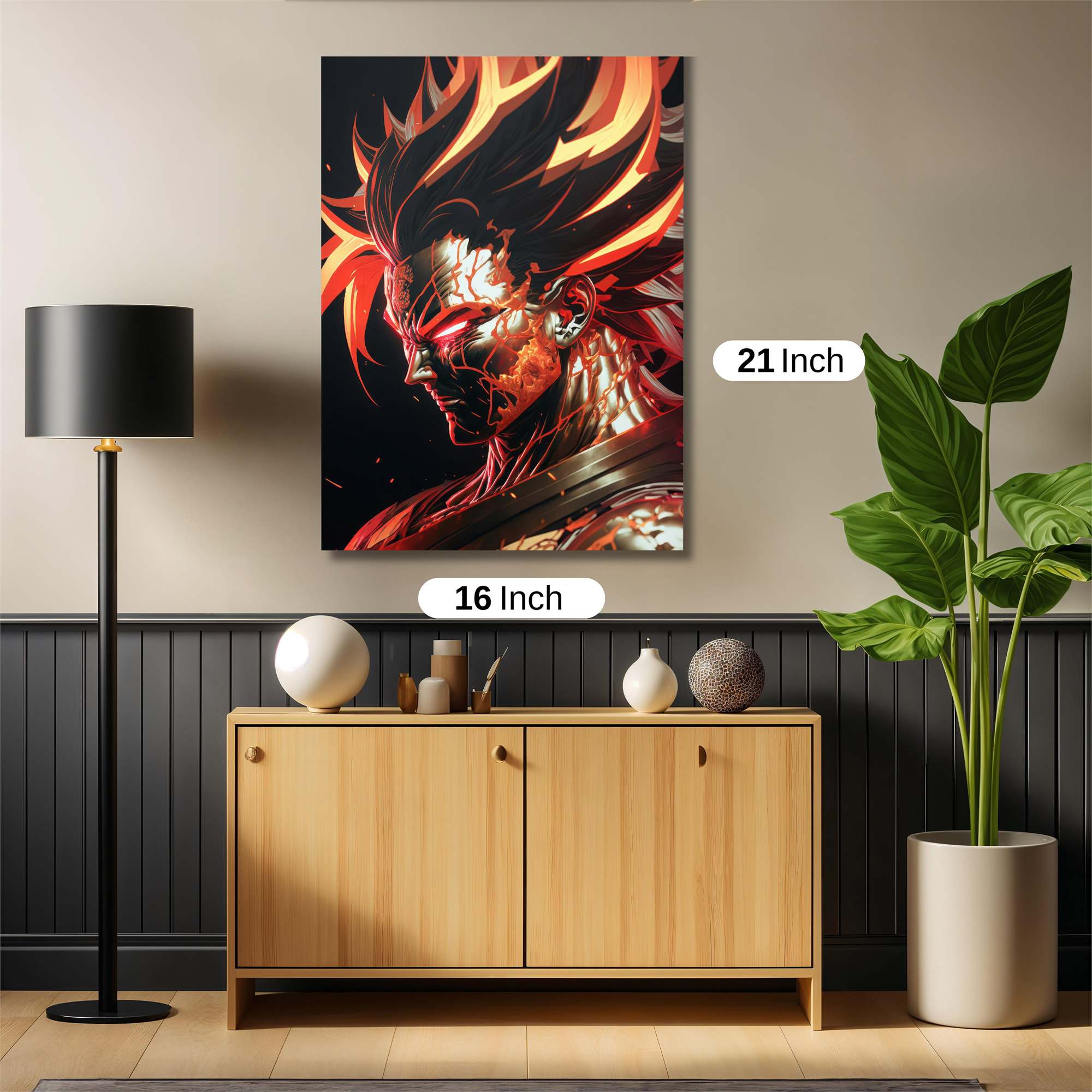 Inferno Warrior Safe Wall Magnetic / M