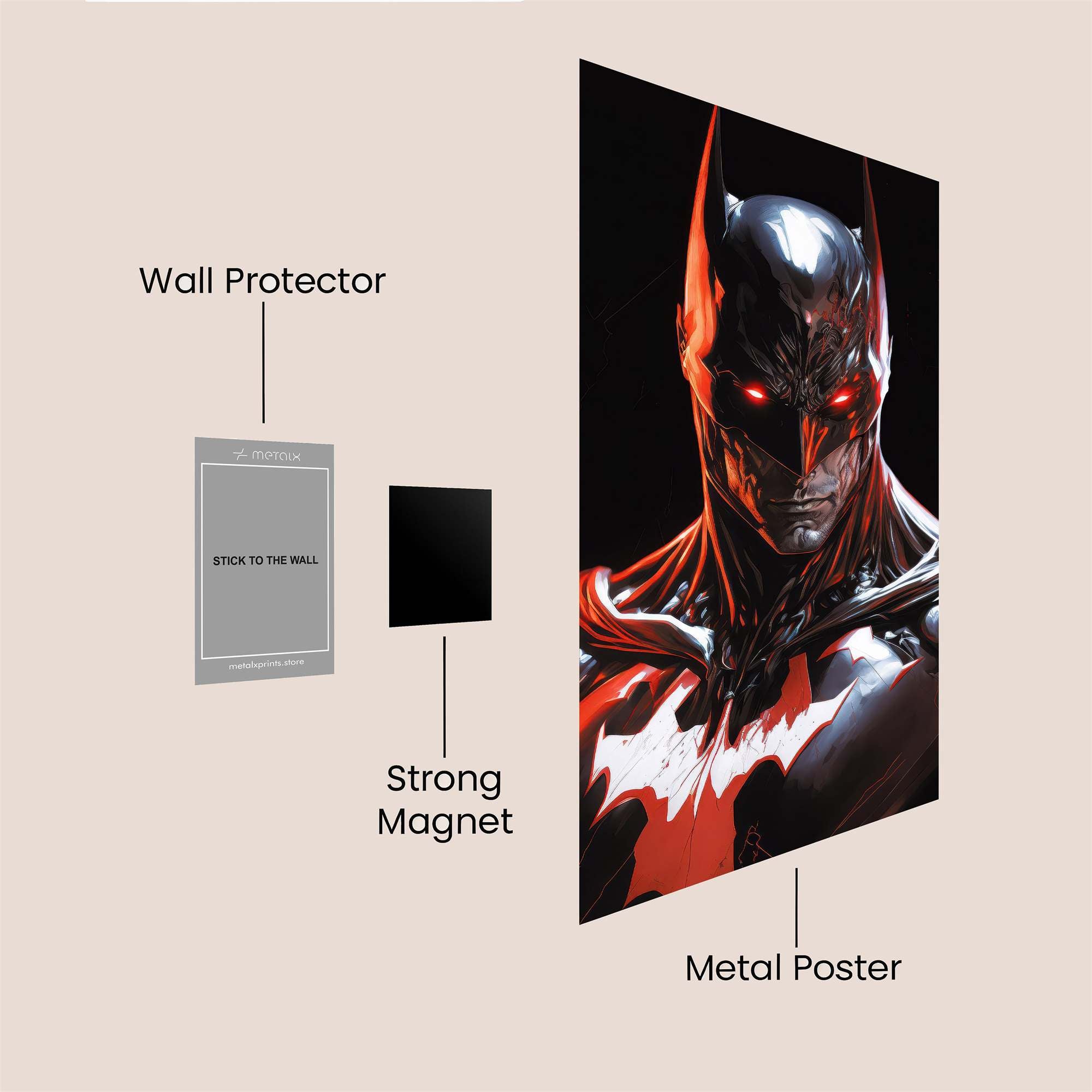 Batman Enigma Safe Wall Magnetic / M
