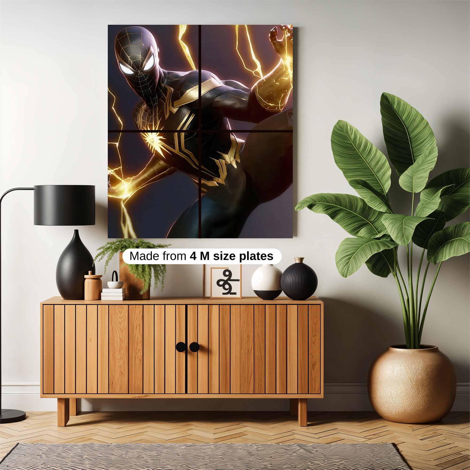 Spider-Man Lightning Safe Wall Magnetic / M