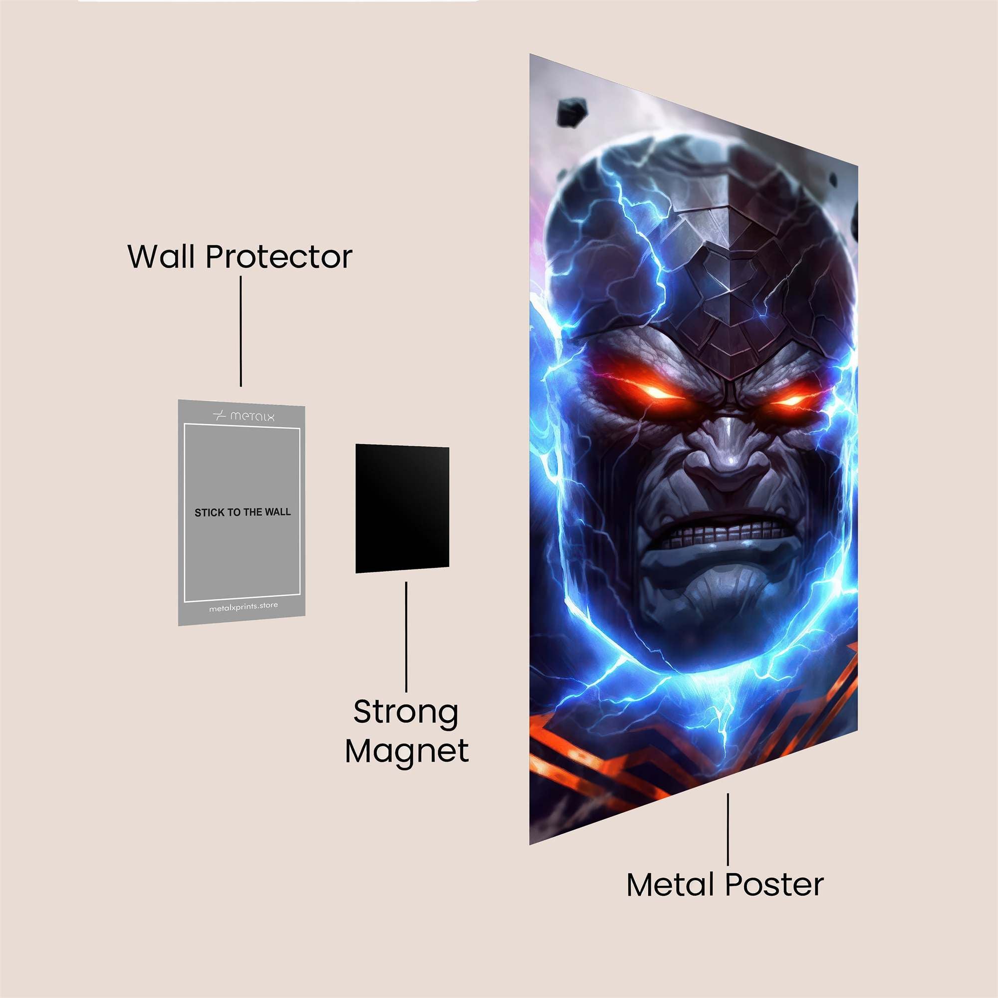 Darkseid Fury Safe Wall Magnetic / M