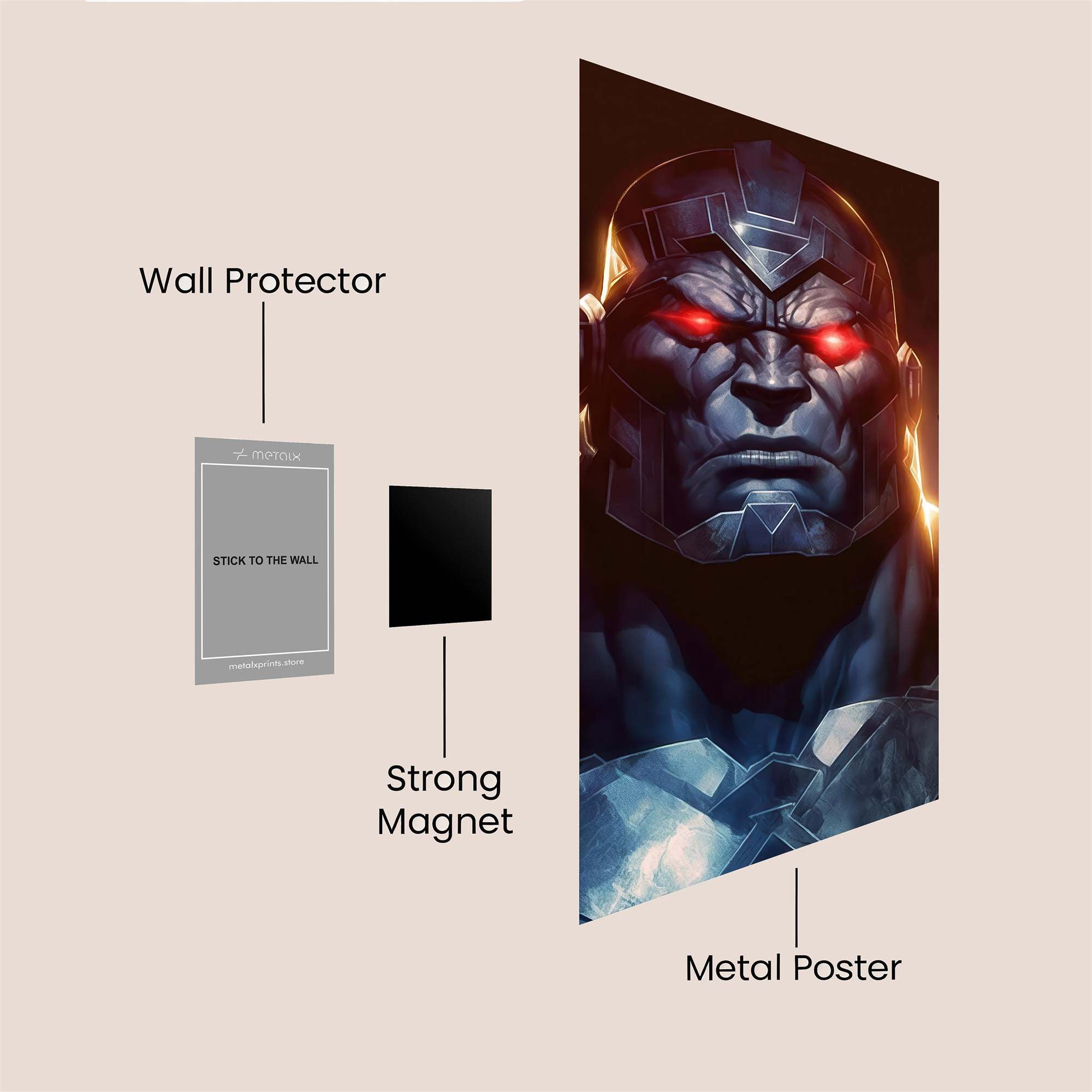 Darkseid Dominance Safe Wall Magnetic / M