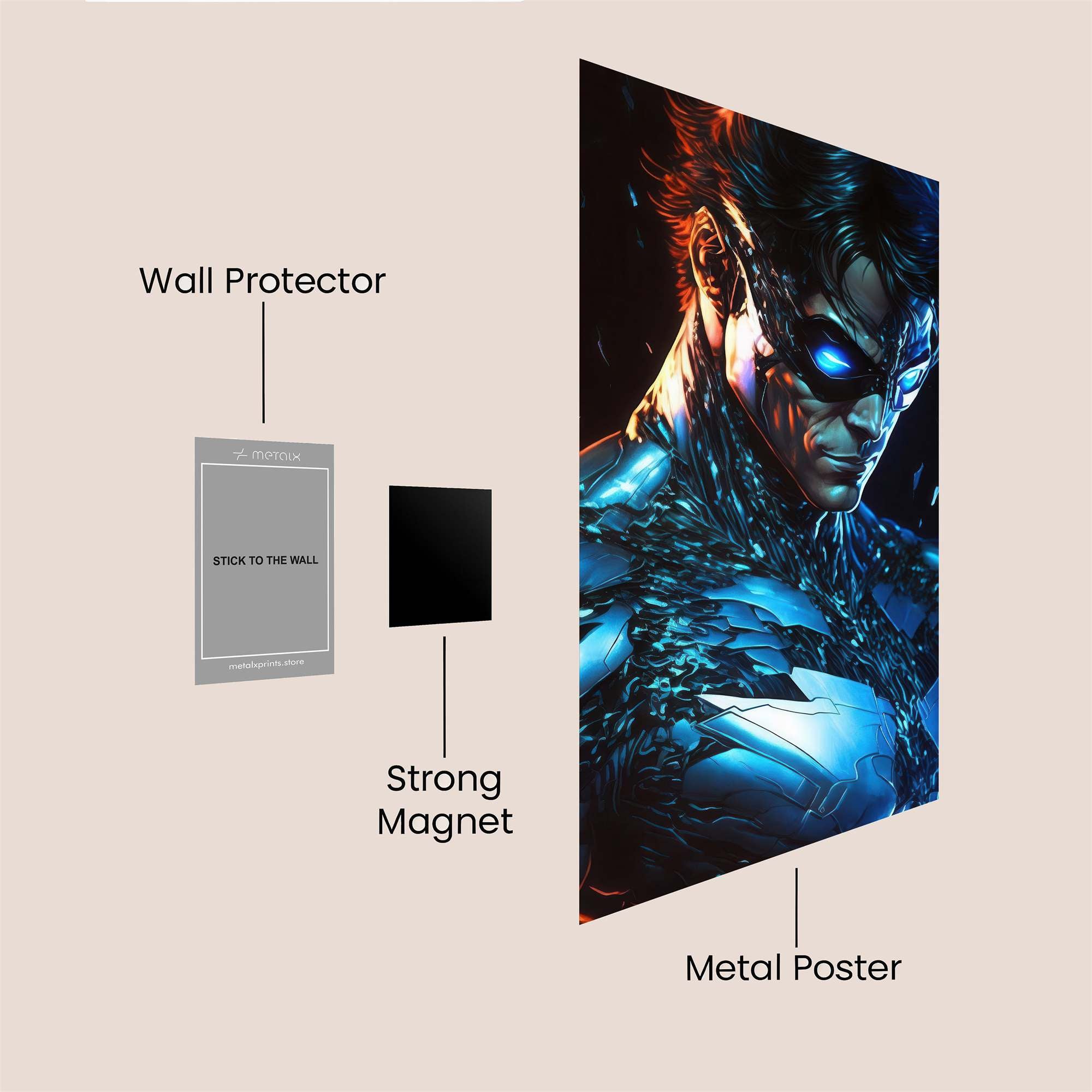 Nightwing Radiance Safe Wall Magnetic / M