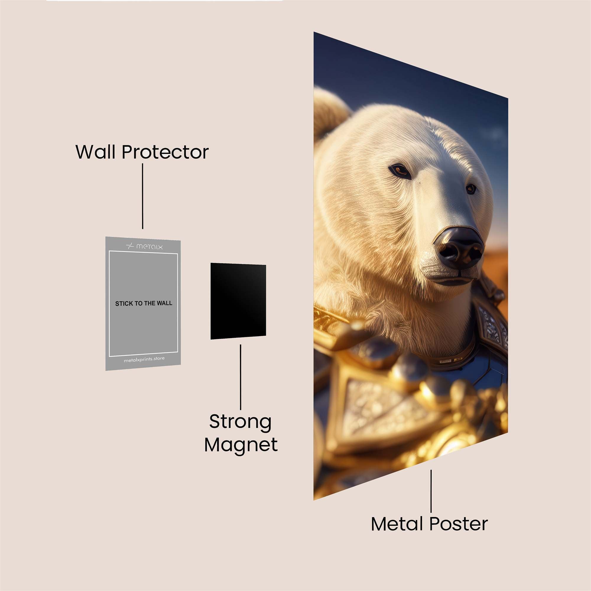 Polar Majesty Safe Wall Magnetic / M
