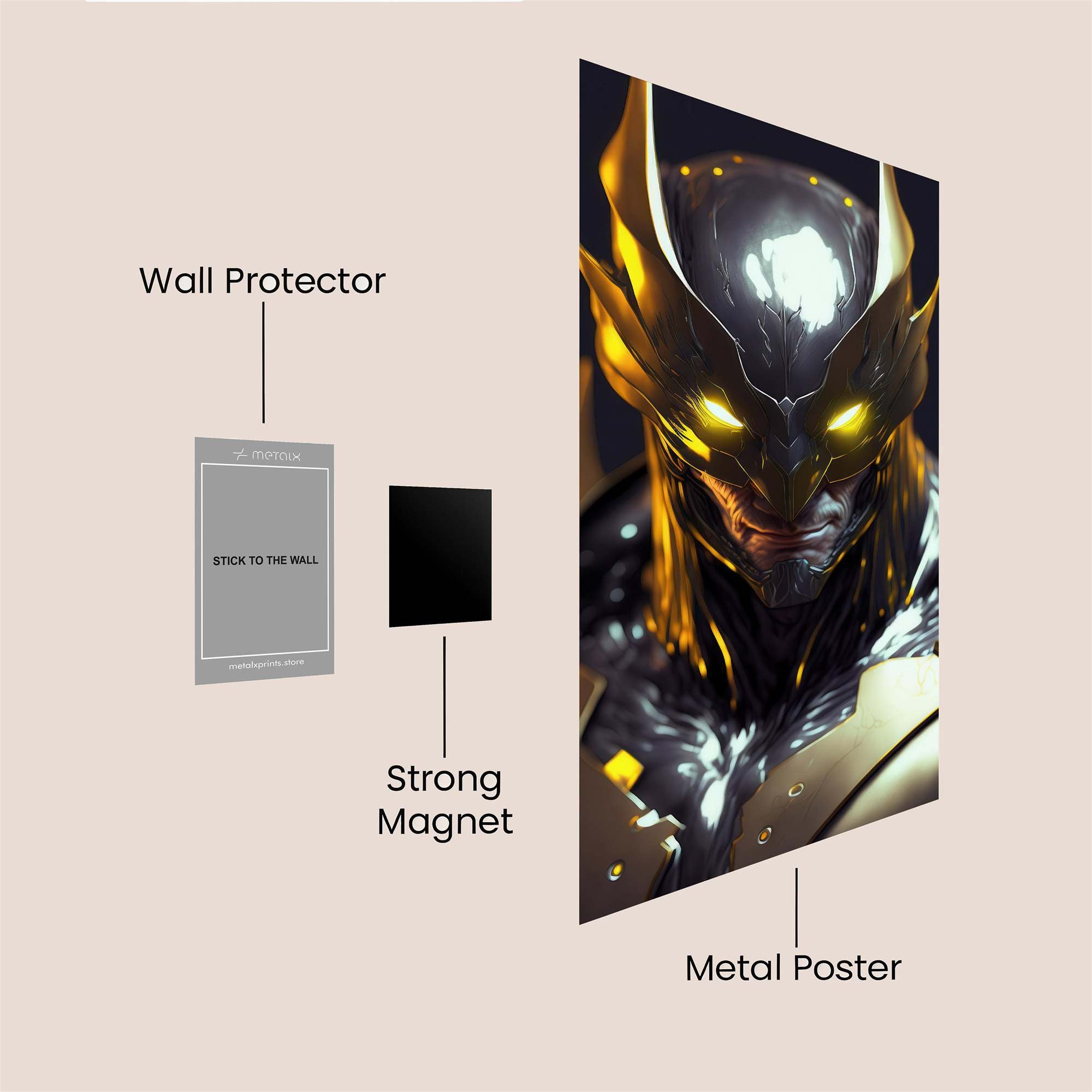 Dark Knightmare Safe Wall Magnetic / M