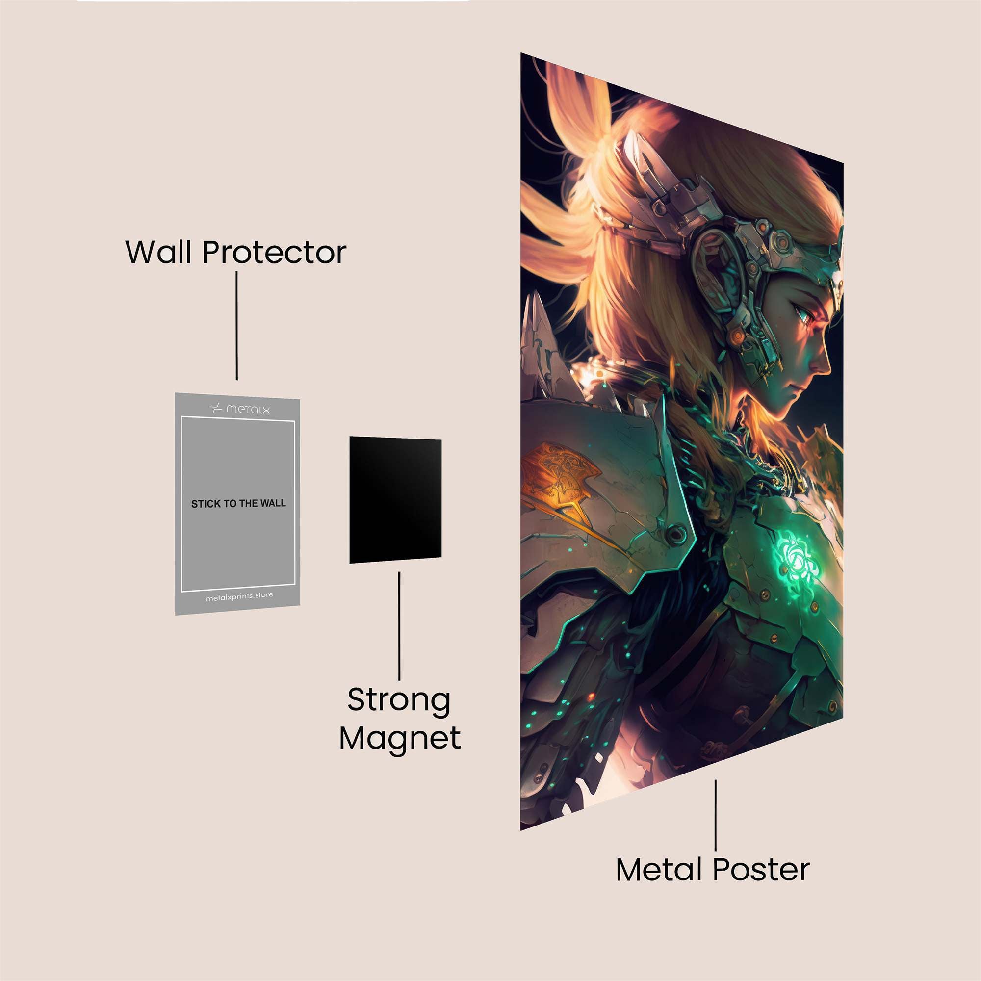 Warrior Radiance Safe Wall Magnetic / M