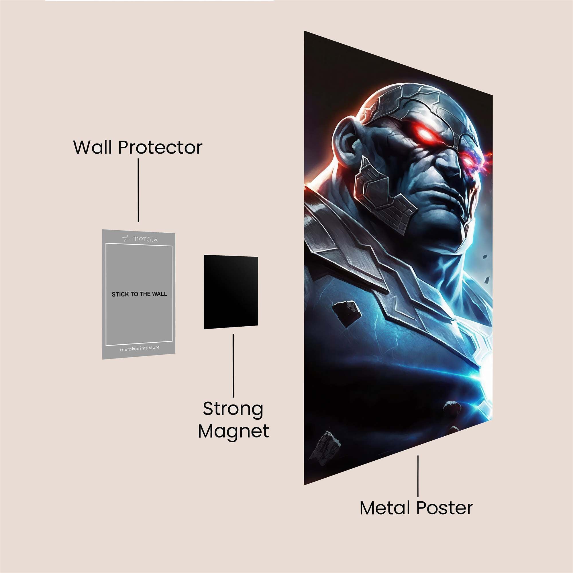 Darkseid Dominance Safe Wall Magnetic / M