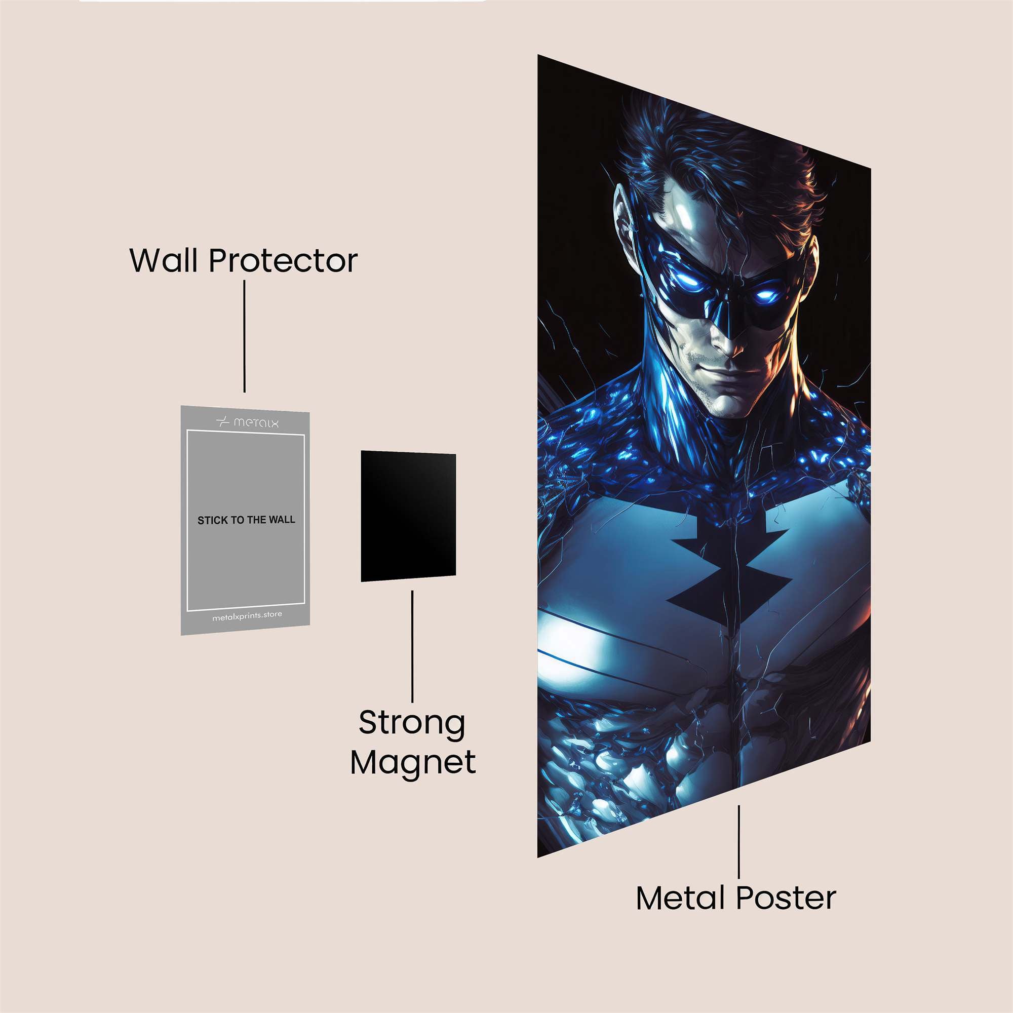 Nightwing Reverie Safe Wall Magnetic / M
