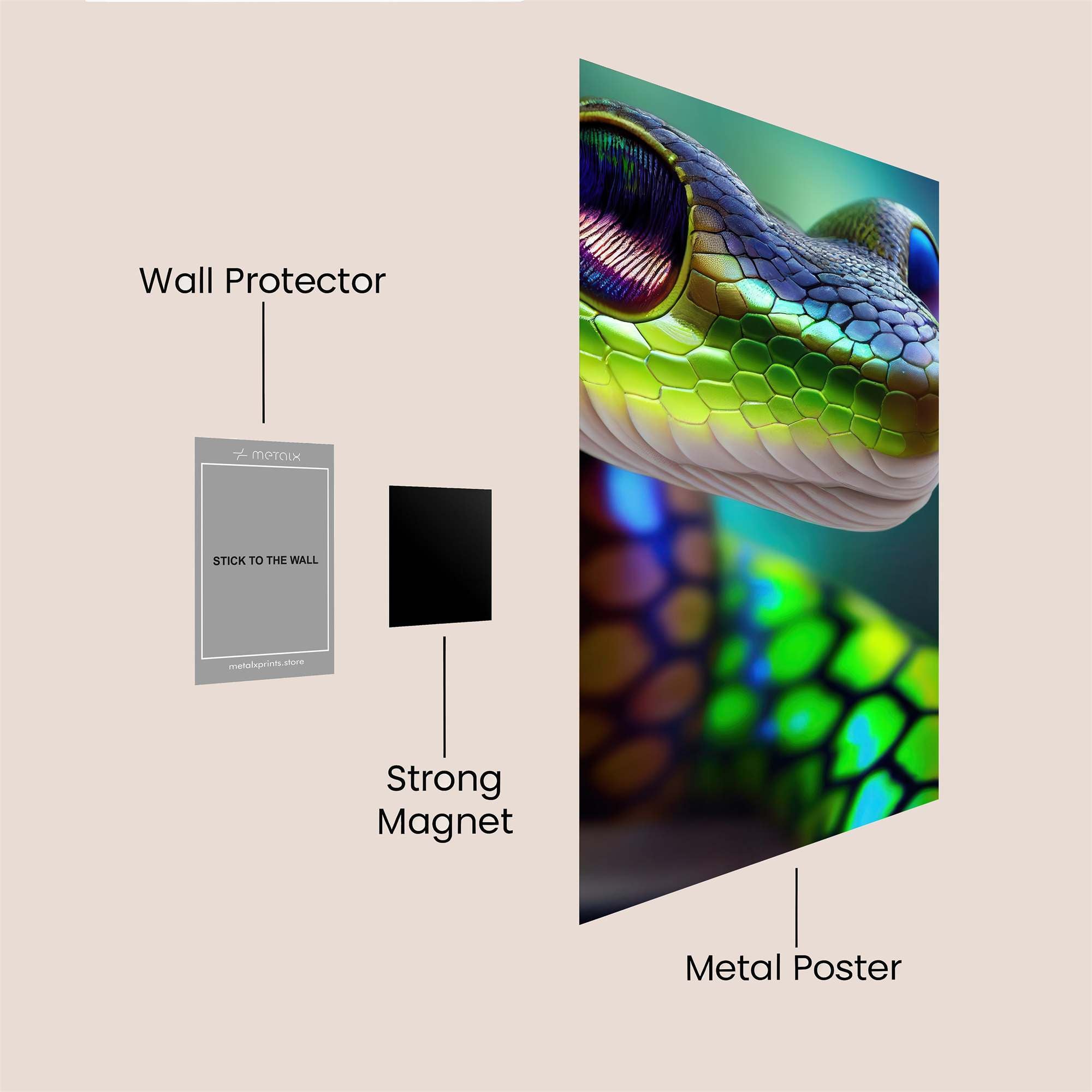 Luminous Allure Safe Wall Magnetic / M