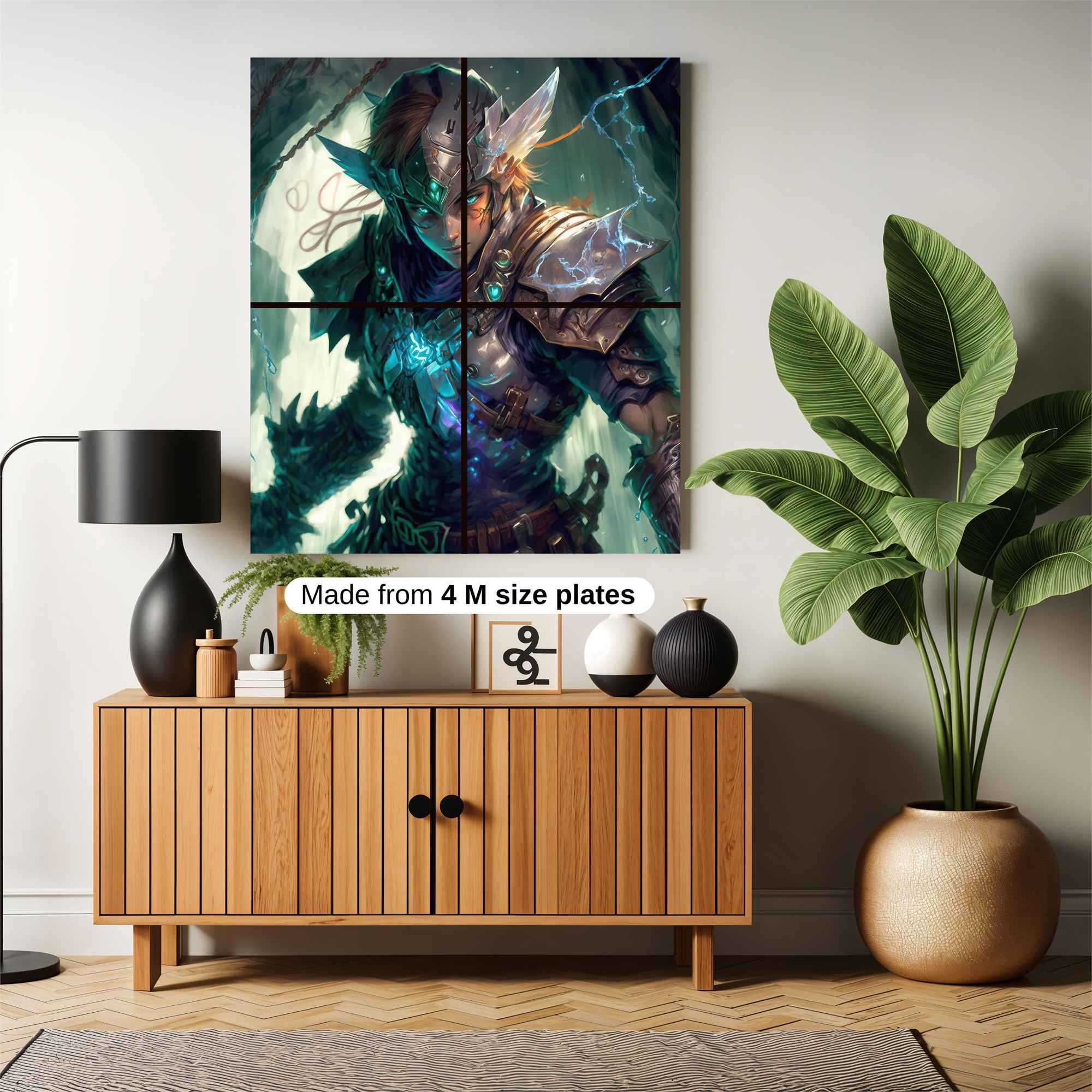 Mystic Warrior Safe Wall Magnetic / M