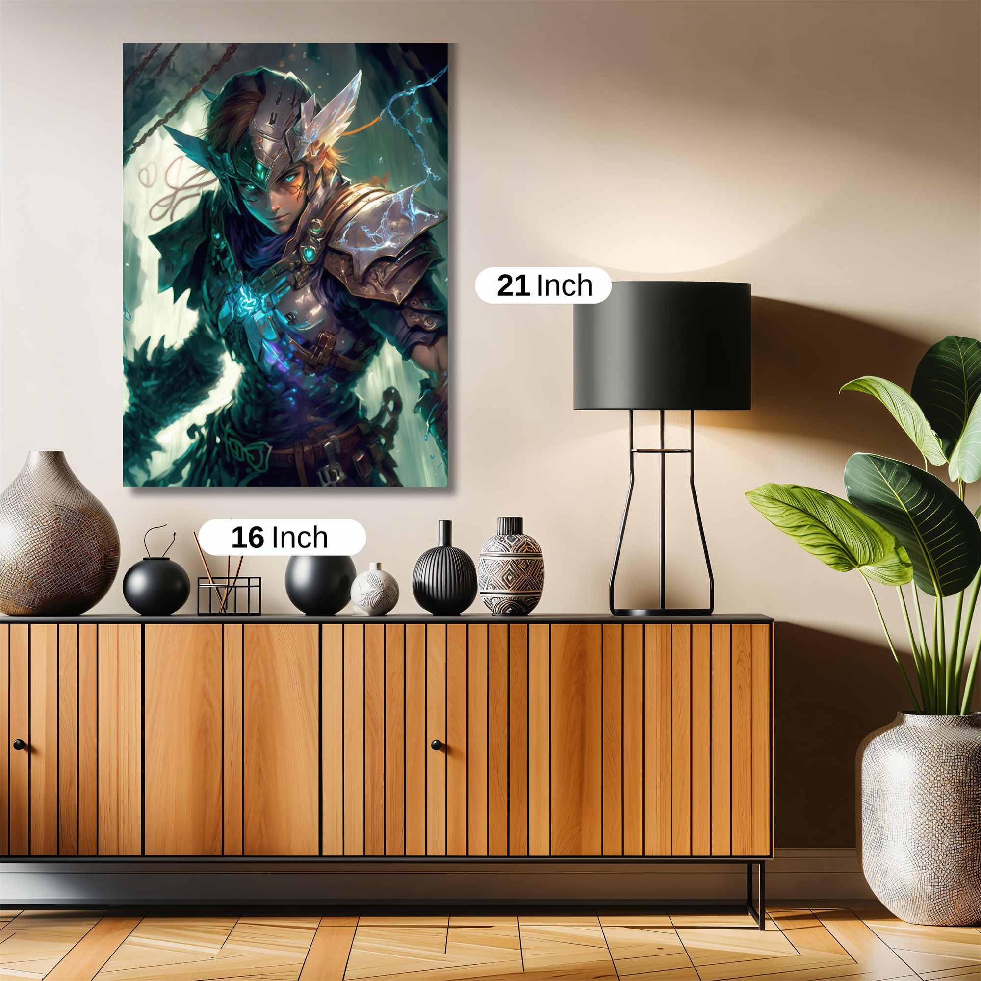 Mystic Warrior Safe Wall Magnetic / M