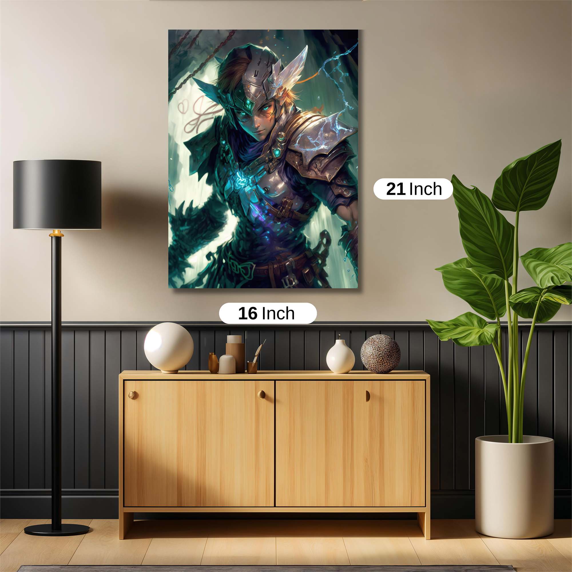 Mystic Warrior Safe Wall Magnetic / M
