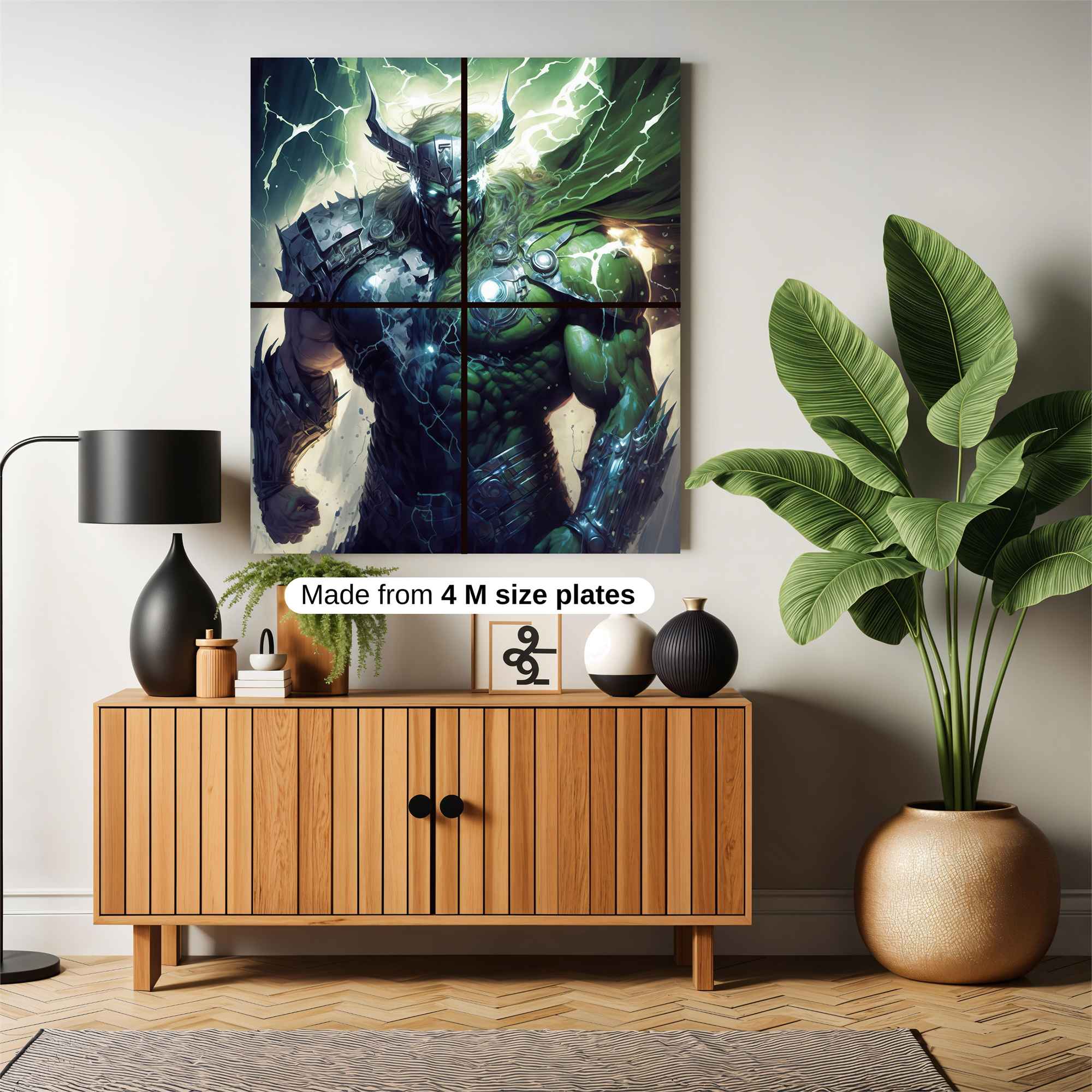 Thunderous Might Safe Wall Magnetic / M
