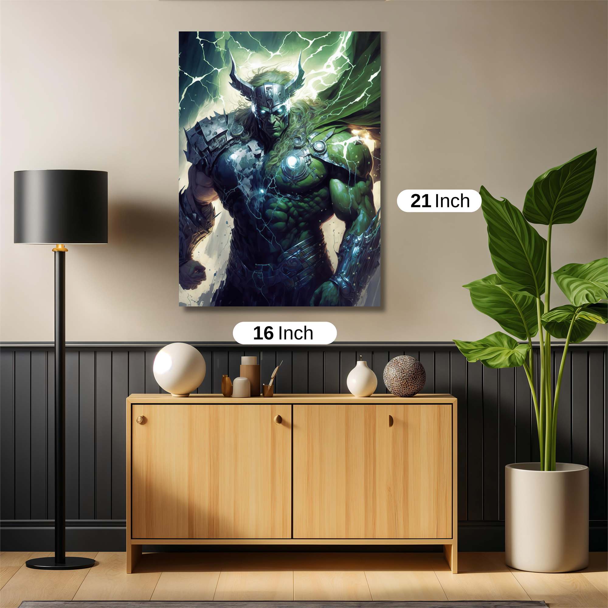 Thunderous Might Safe Wall Magnetic / M