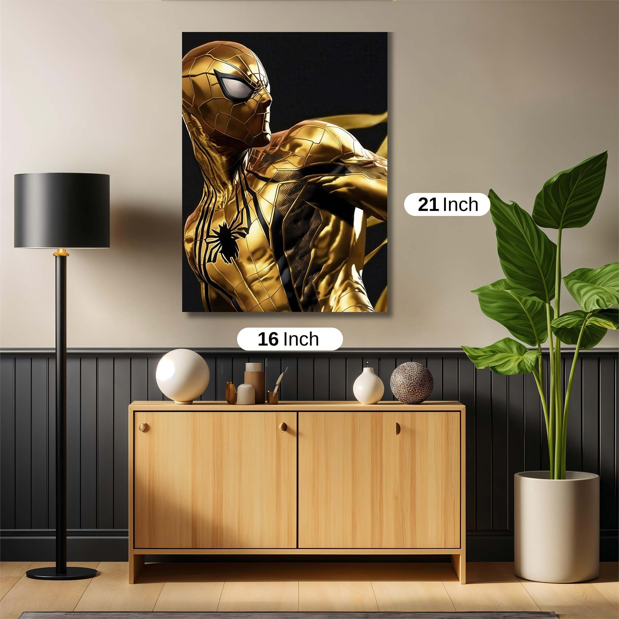 Golden Vigilance Safe Wall Magnetic / M