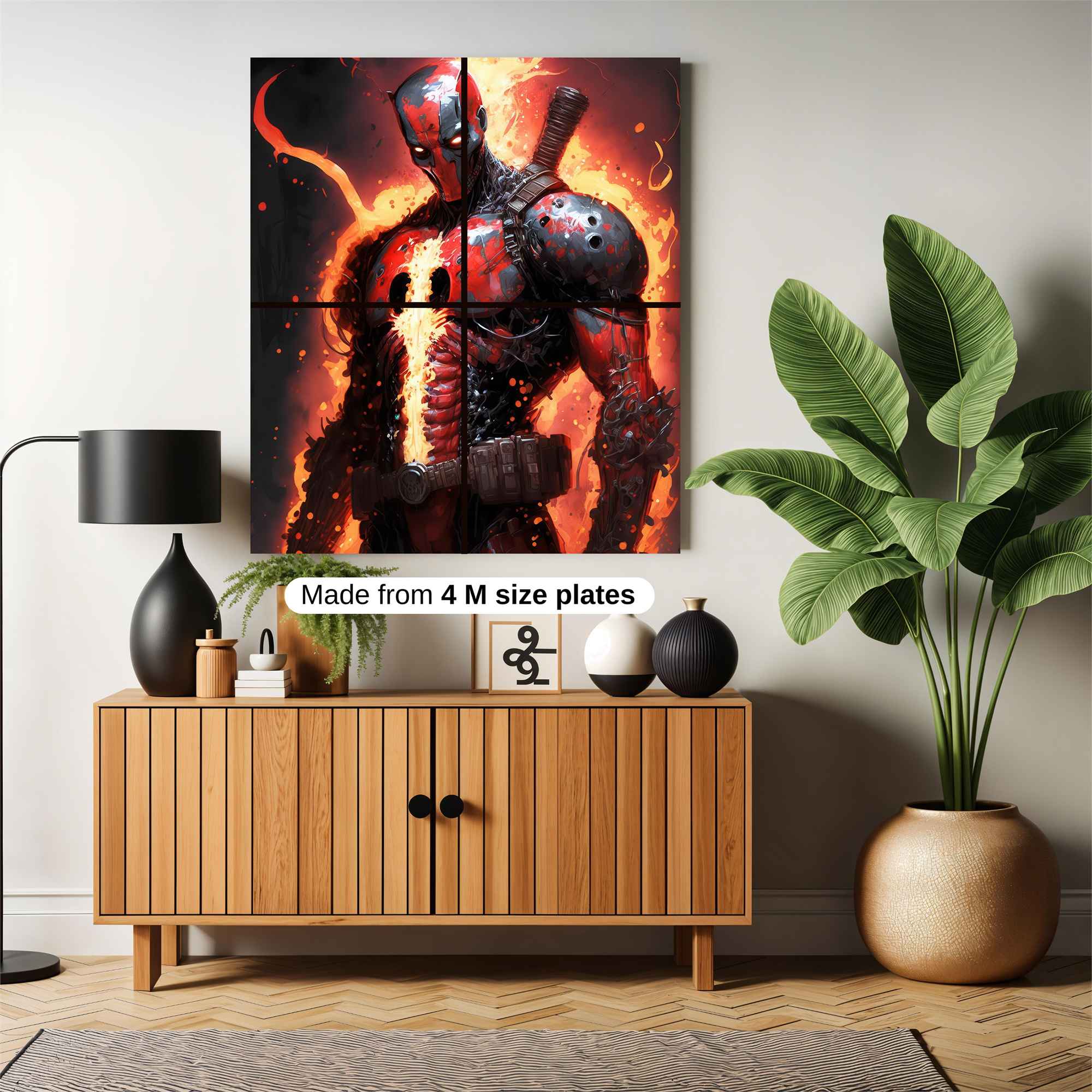 Deadpool Fury Safe Wall Magnetic / M