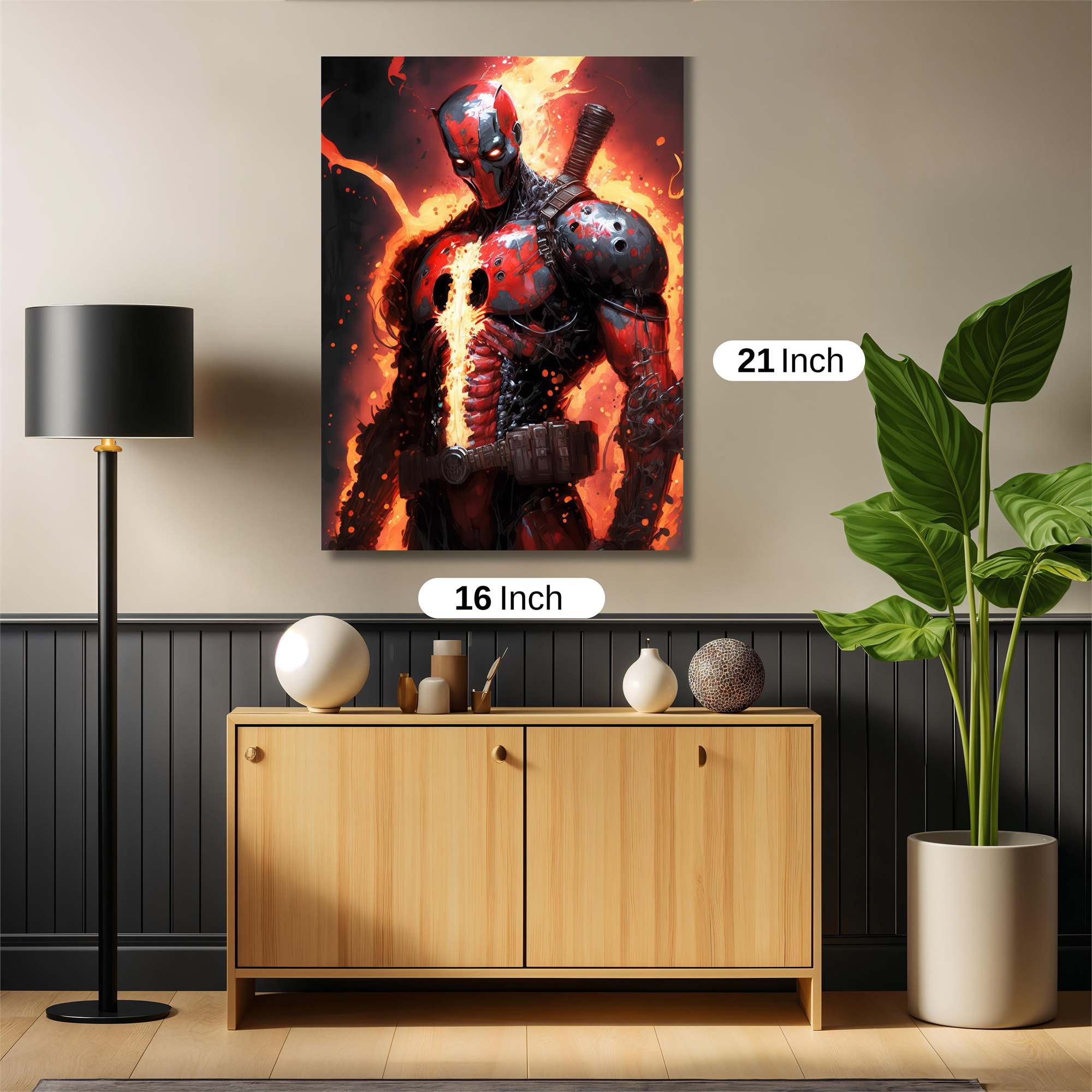 Deadpool Fury Safe Wall Magnetic / M