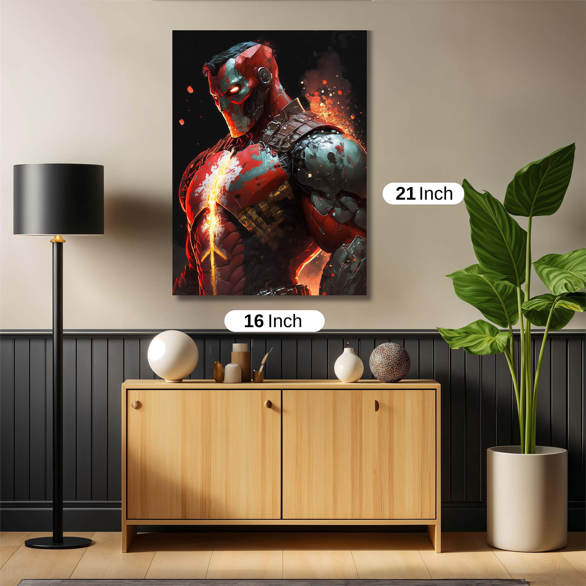 Burning Resolve Safe Wall Magnetic / M