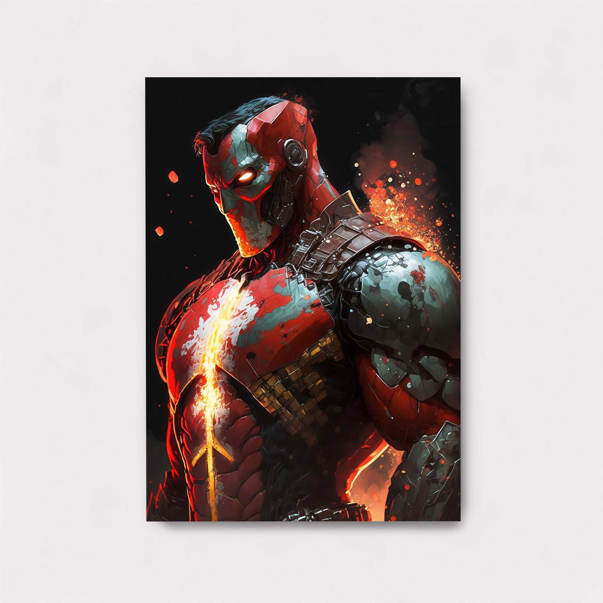 Burning Resolve Safe Wall Magnetic / M