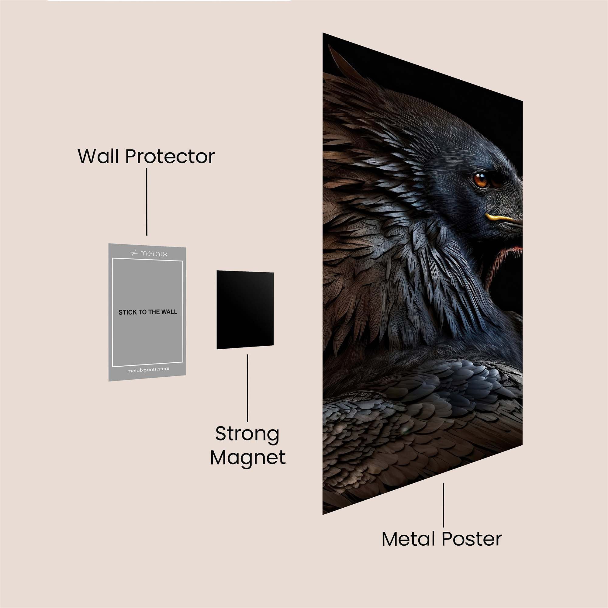 Majestic Mystique Safe Wall Magnetic / M