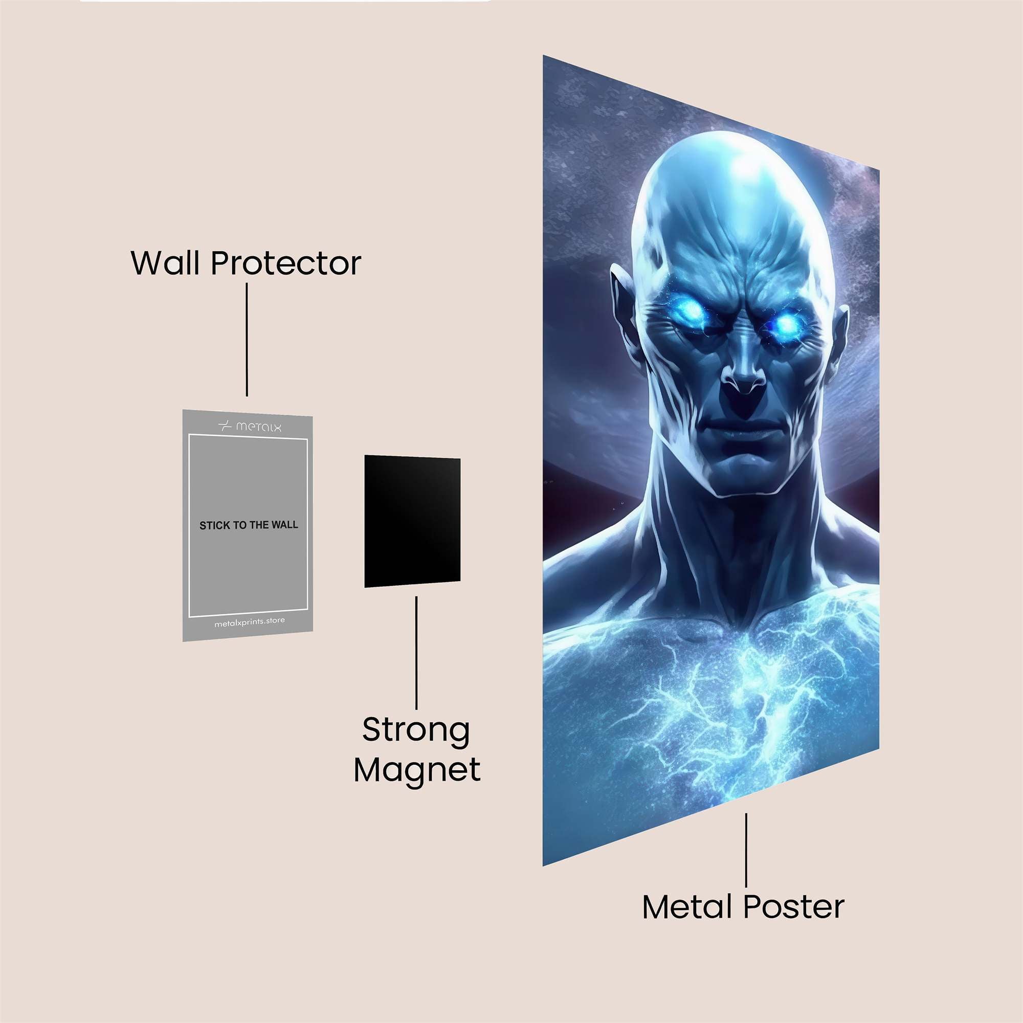 Galactic Influence Safe Wall Magnetic / M