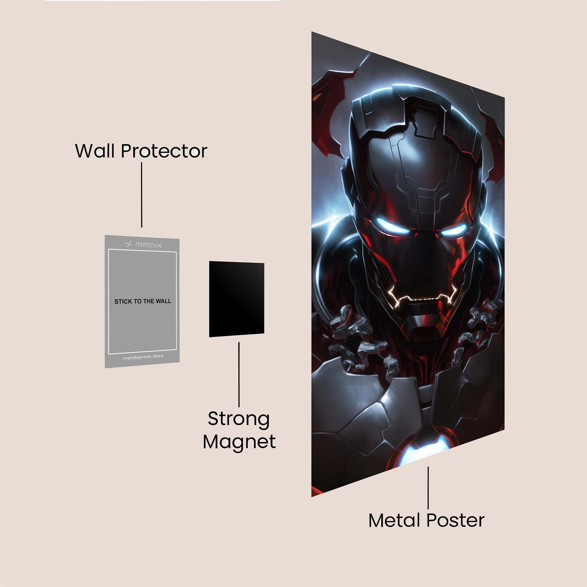 Armored Intensity Safe Wall Magnetic / M