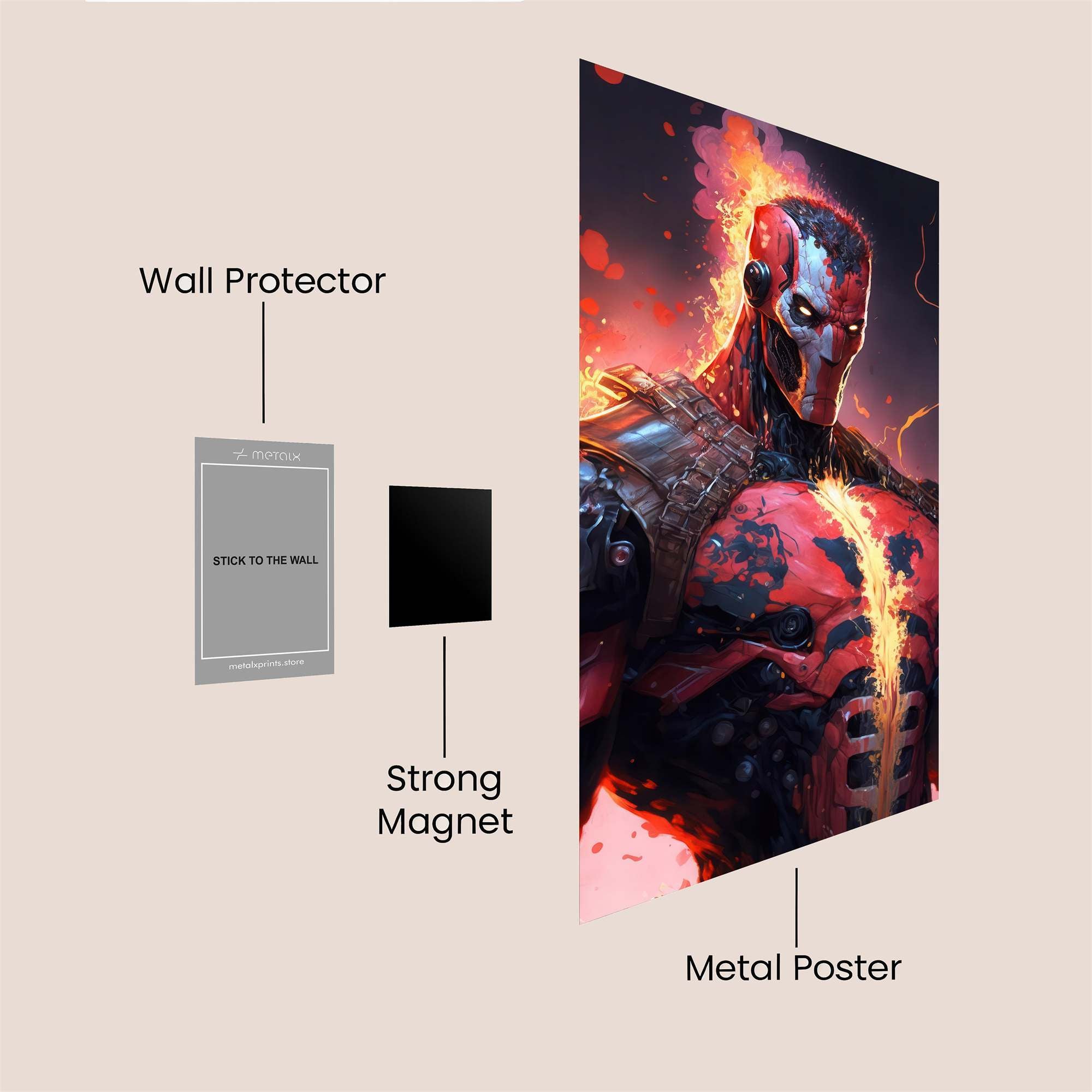 Inferno Sentinel Safe Wall Magnetic / M