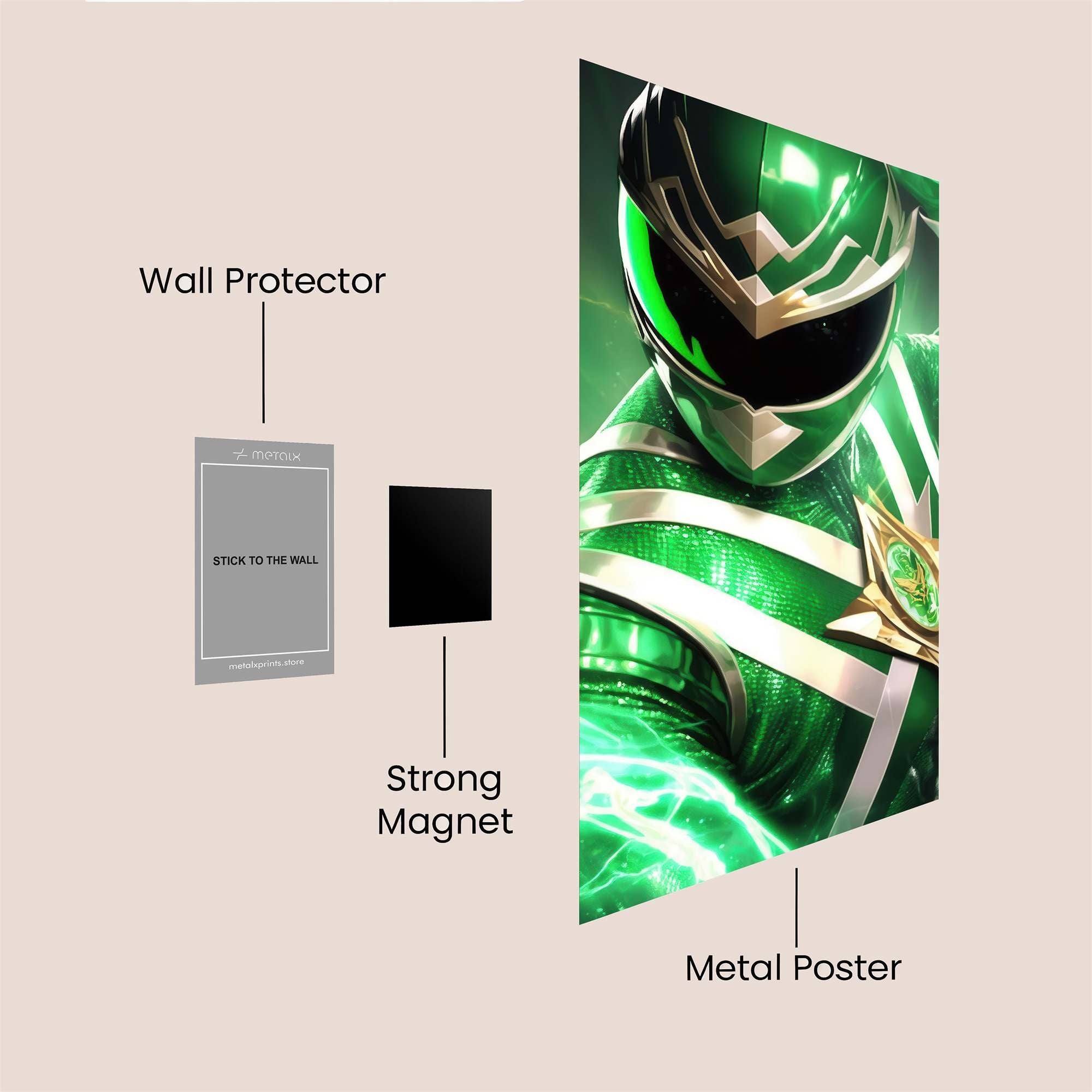 Green Dynamo Safe Wall Magnetic / M