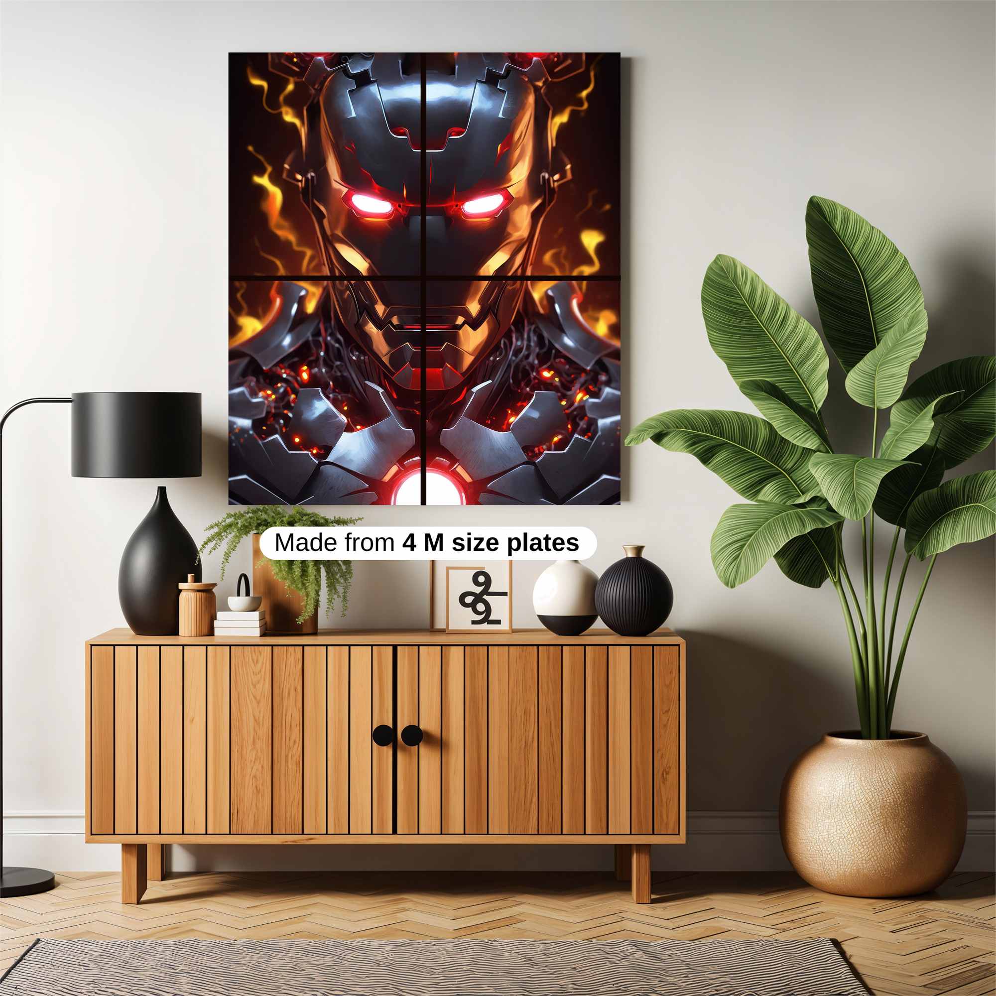 Iron Inferno Safe Wall Magnetic / M