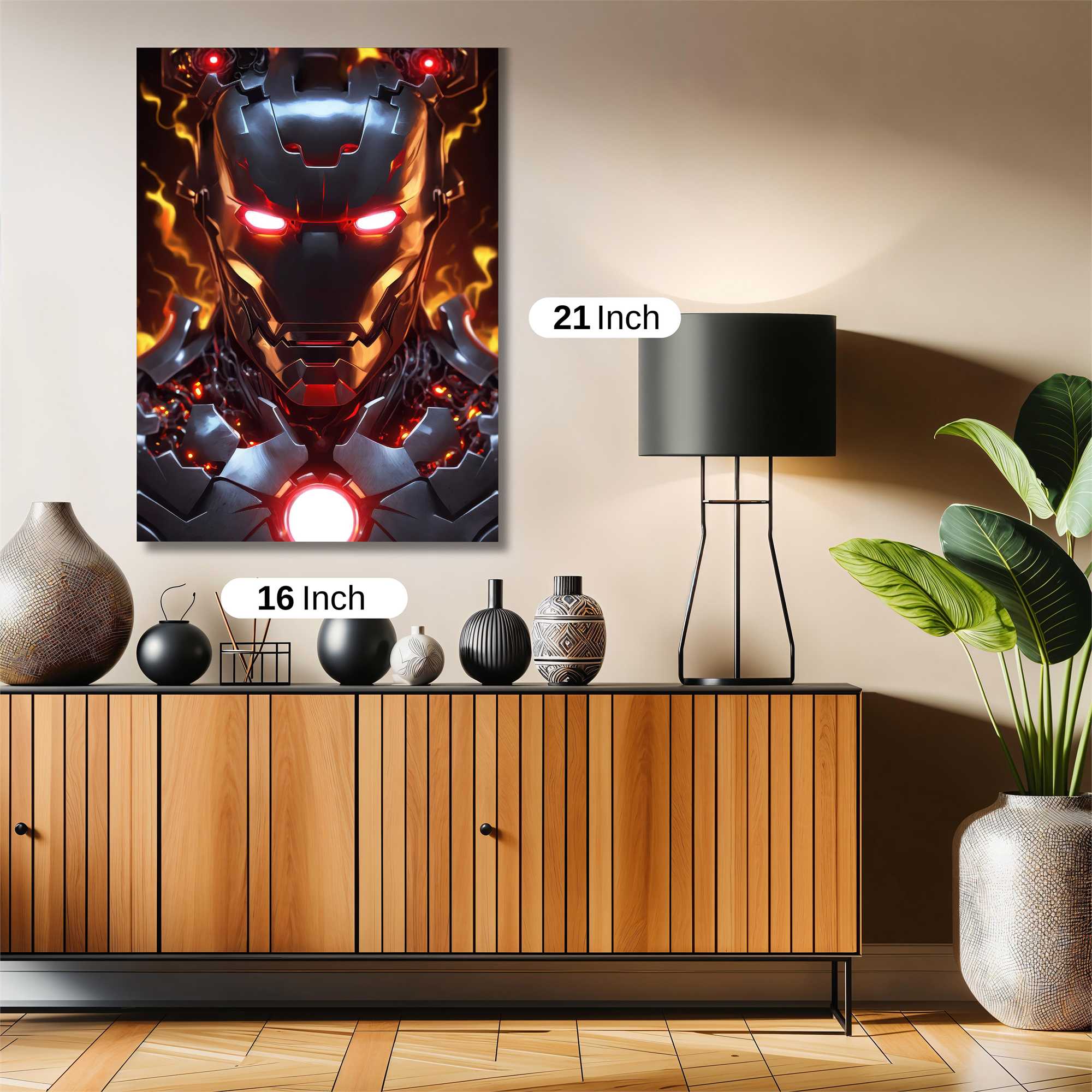 Iron Inferno Safe Wall Magnetic / M