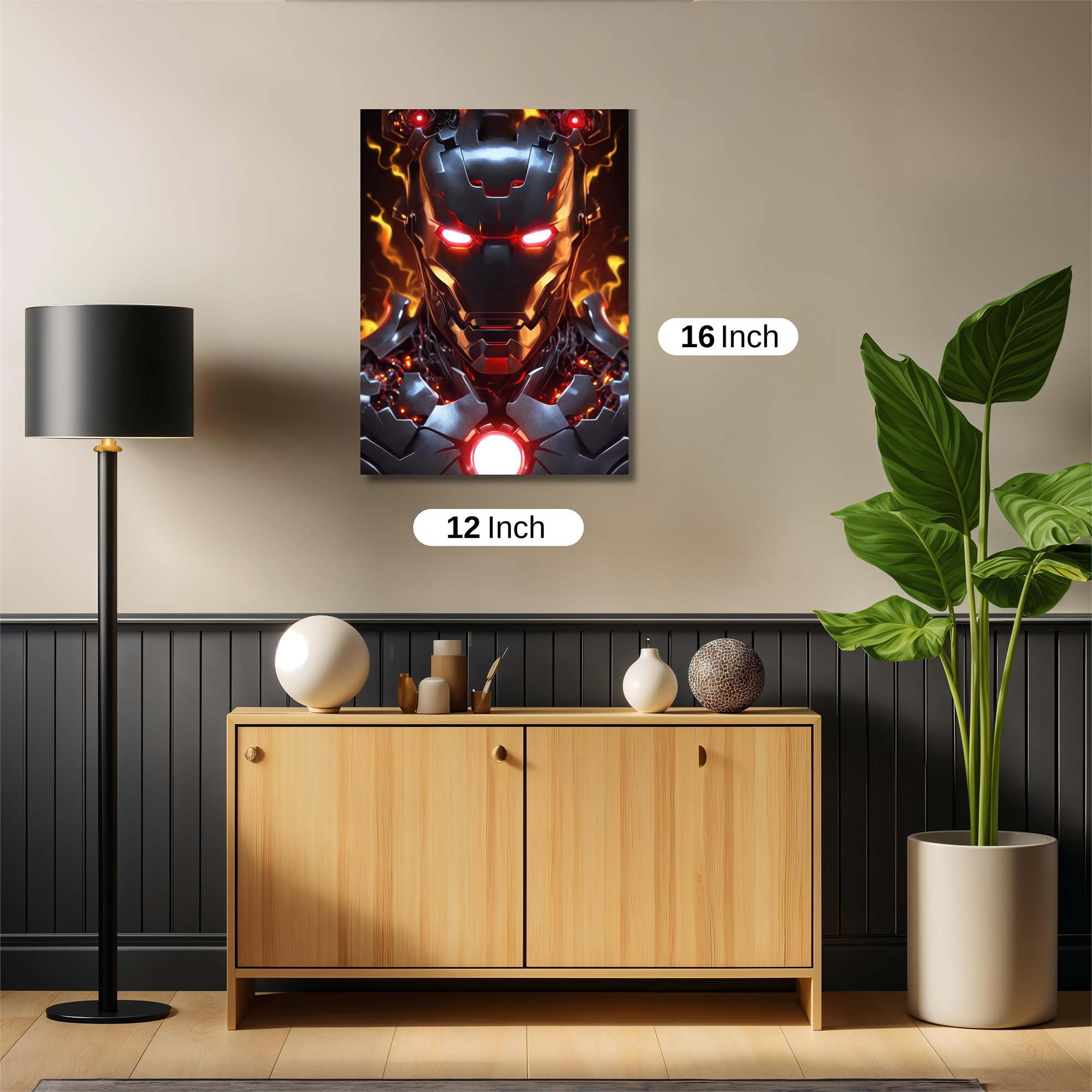 Iron Inferno Safe Wall Magnetic / M