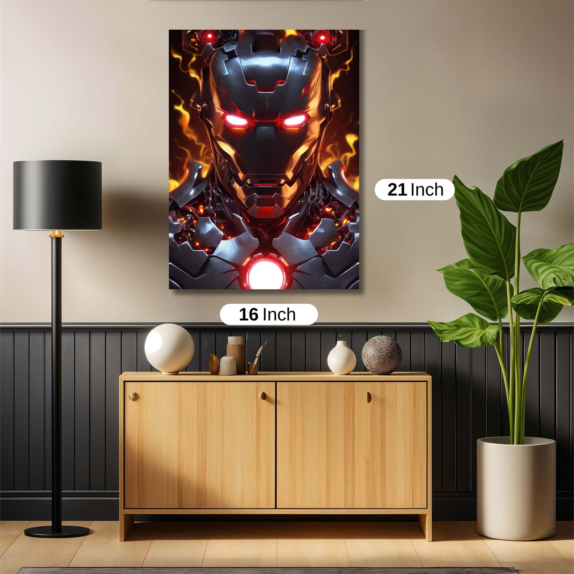 Iron Inferno Safe Wall Magnetic / M