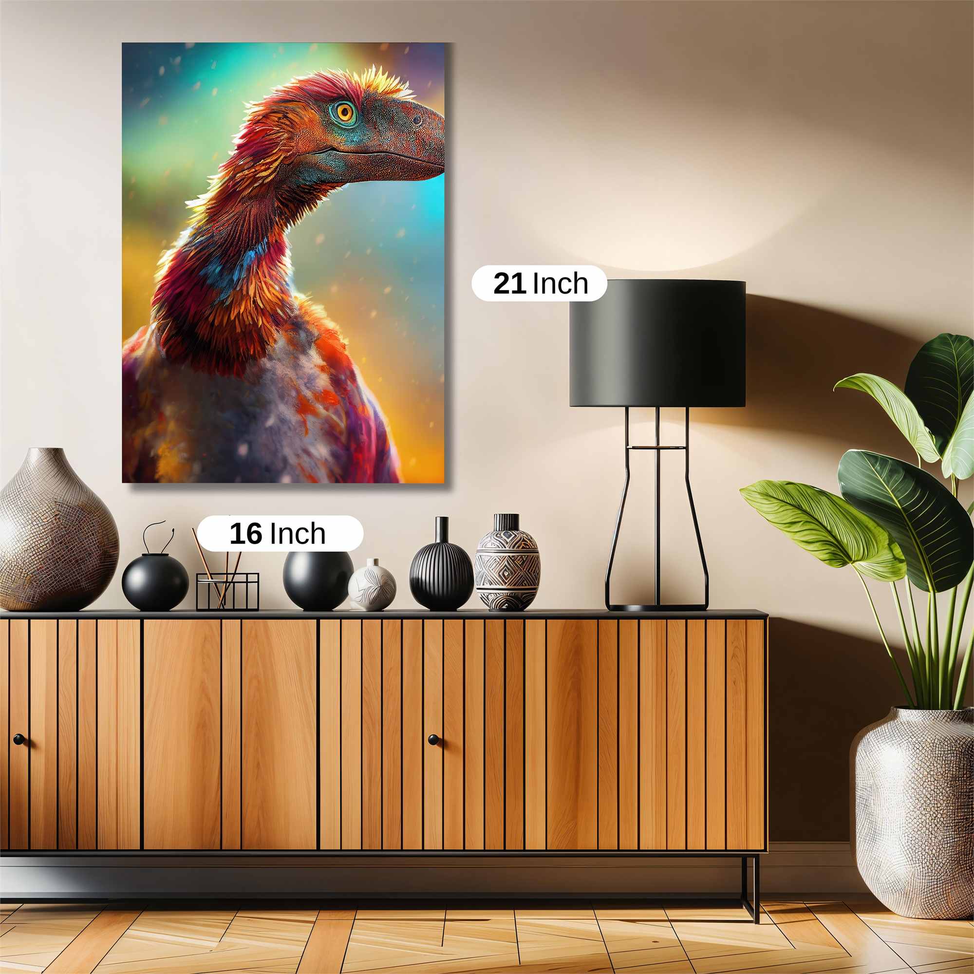 Dinosaur Vividness Safe Wall Magnetic / M